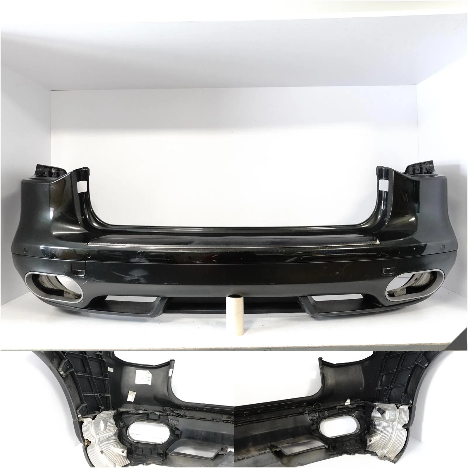 PORSCHE CAYENNE 7L5 955 LIFT 07-10 TURBO GTS ZDERZAK SPOILER DYFUZOR TYŁ dcb5b5e717c9e911dcc0cf53cf4df72b
