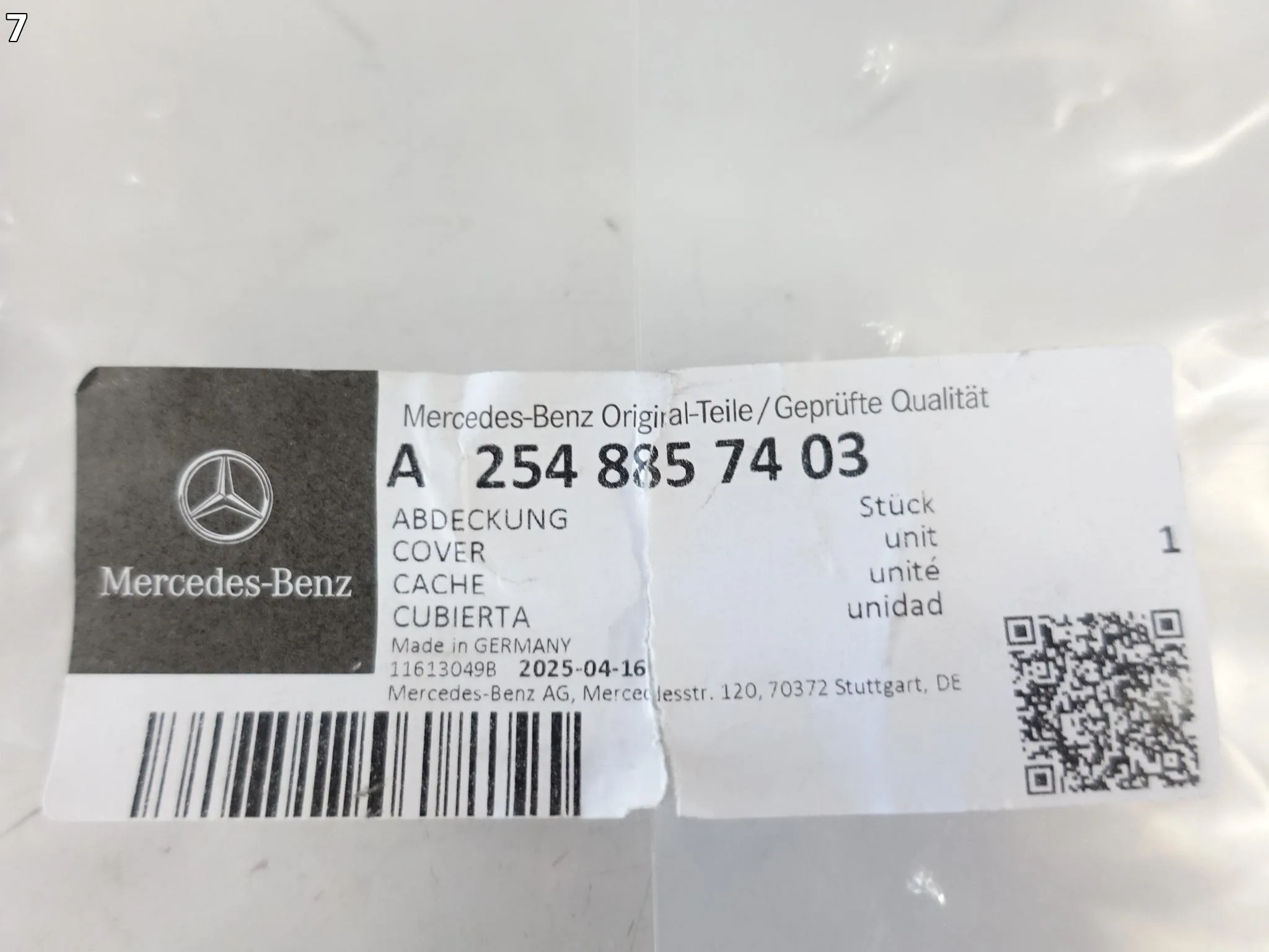 MERCEDES GLC II X254 AMG LINE 22- LISTWA NAKŁADKA ŚRODKOWA W ZDERZAK PRZÓD 5219920cc39bb5af45de36a1b1f557b6