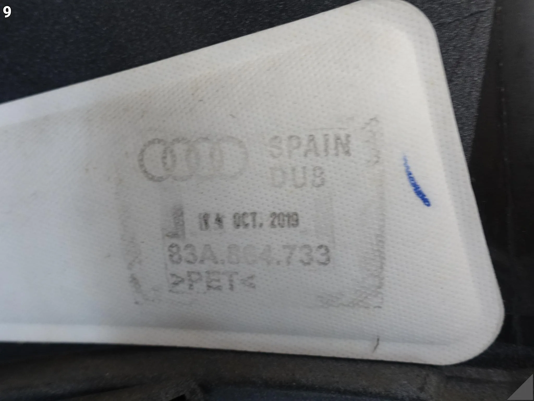 AUDI Q3 83A F3 18-25 ZDERZAK SPOILER BASIS TYŁ 4XPDC DEMONTAŻ 24KM LS9R S9R f4f8660311d4d326a8b79fdc49fe3679