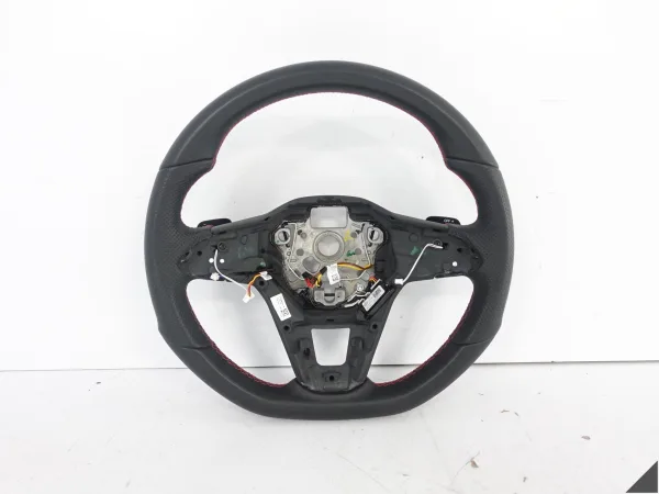 VW GOLF VIII 8 5H0 GTI 19- KIEROWNICA ŁOPATKI SKÓRA CZERWONA NIĆ 29c923d0aace43b176e09ef9fe03ddfe