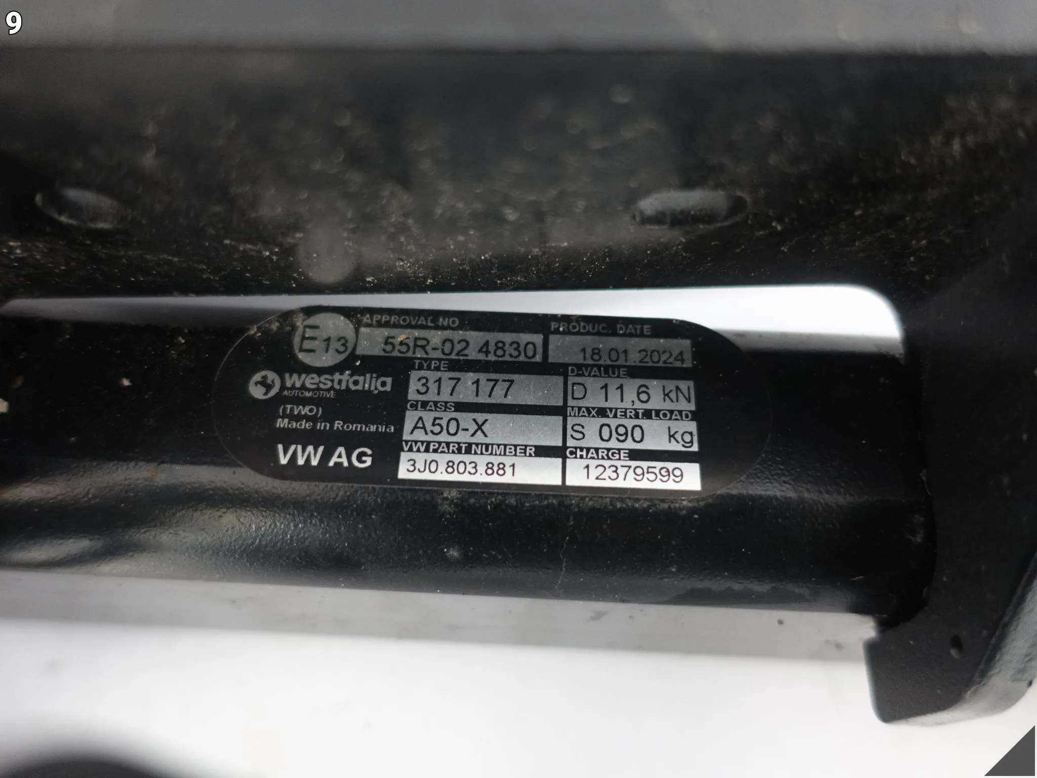 VW PASSAT 3J0 B9 23- HAK HOLOWNICZY ELEKTRYCZNY UCHYLNY WIĄZKA BELKA TYŁ ec28f357e5a482dd6f059446bd500538