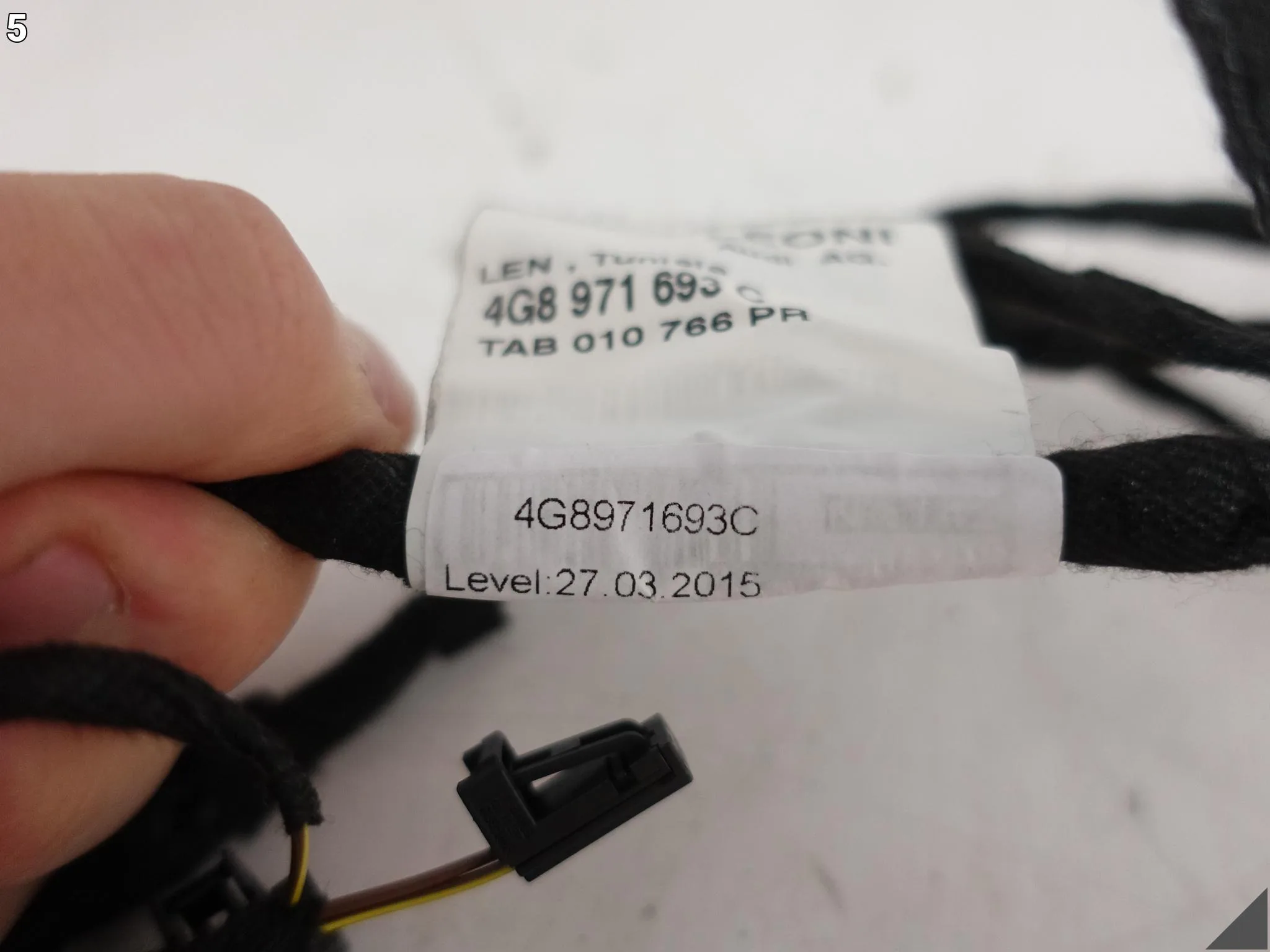 AUDI A7 S7 RS7 4G8 C7 10-18 WIĄZKA INSTALACJA DRZWI TAPICERKI TYŁ L = P b8802646a87871e99278da1d3765f30f