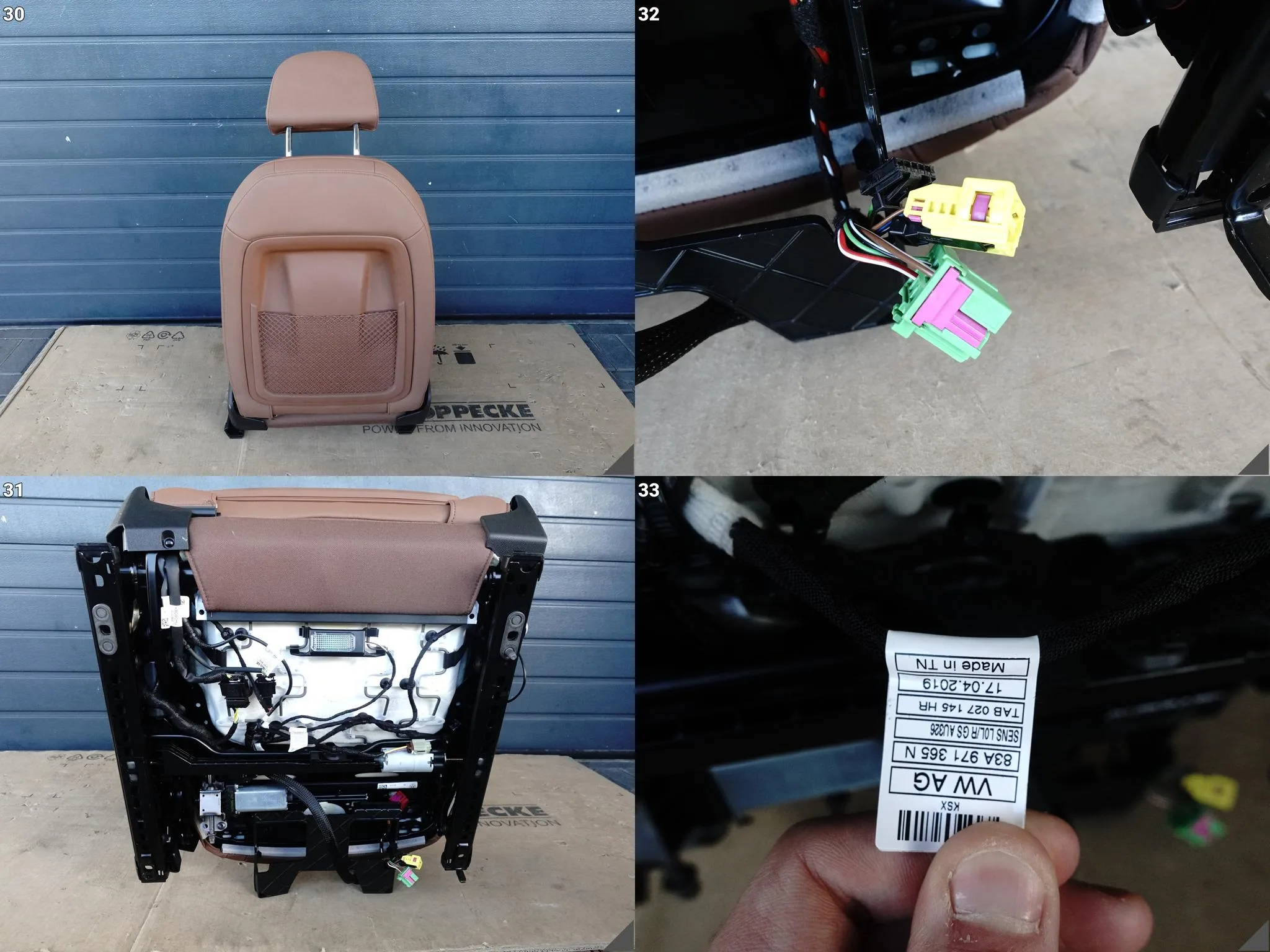 AUDI Q3 83A F3 18-25 KOMPLET FOTELI KANAPA PRZÓD TYŁ SKÓRA OKAPI BRAUN fd2a0bd685f07a8cf2a72adcf5df265b