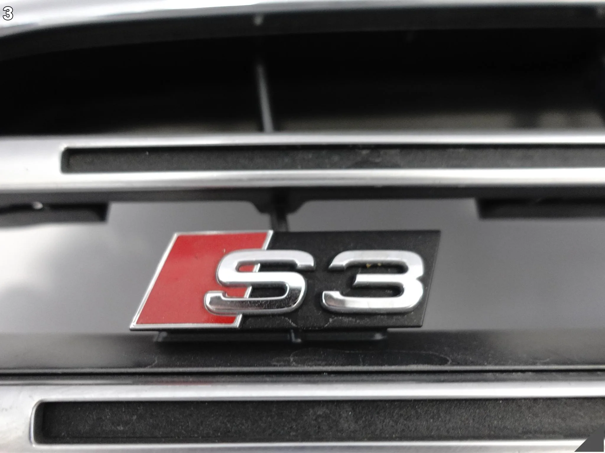 AUDI S3 8V3 8V0 13-16 ZDERZAK GRILL CHROM ATRAPA PRZÓD (PDC/ACC) a6abcb2be18f5715aedb1278edb73dc4