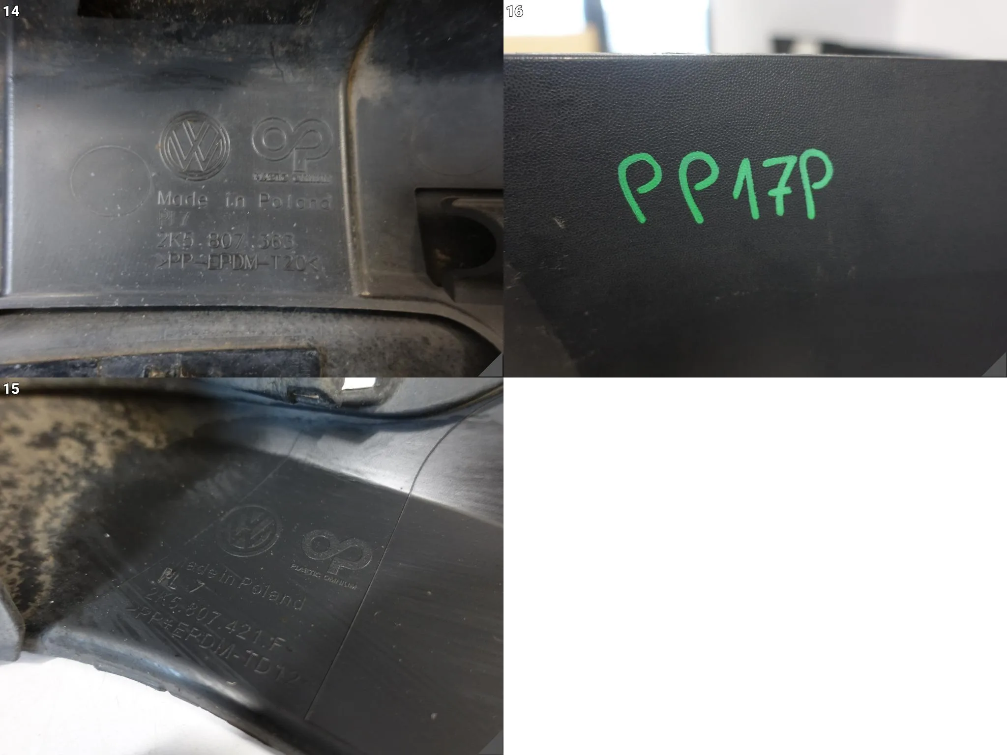VW CADDY III 3 2K5 LIFT 15-20 ZWYKŁY KRÓTKI ZDERZAK BUMPER TYŁ (4xPDC) 54840a00b682821c4d937b94914d8c29