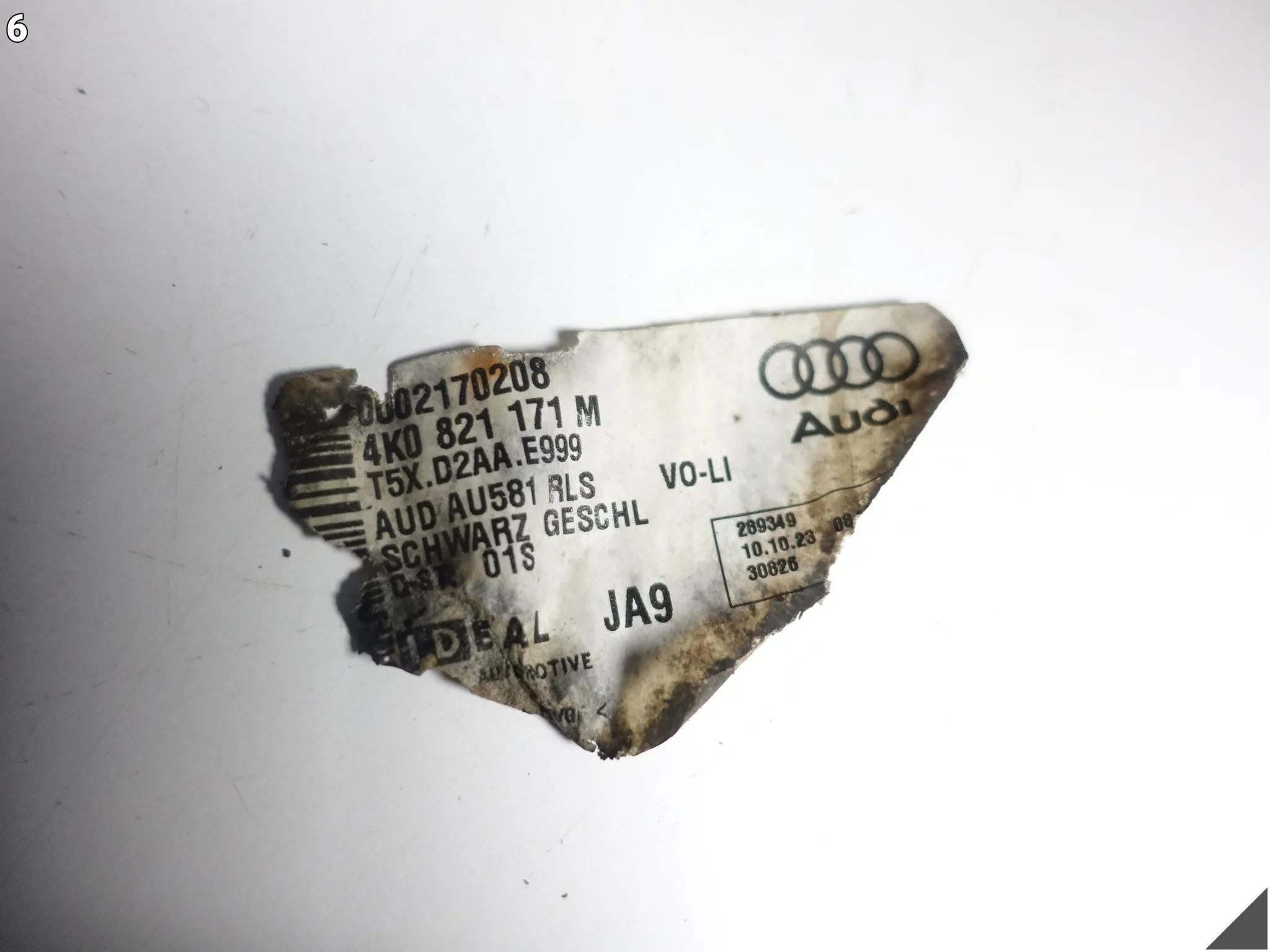 AUDI A6 S6 4K0 C8 LIFT 18-25 NADKOLE OSŁONA POSZYCIE WNĘKI KOŁA PRZÓD LEWE 4c69f22d1b2e330a17234b2ed3f2b83f