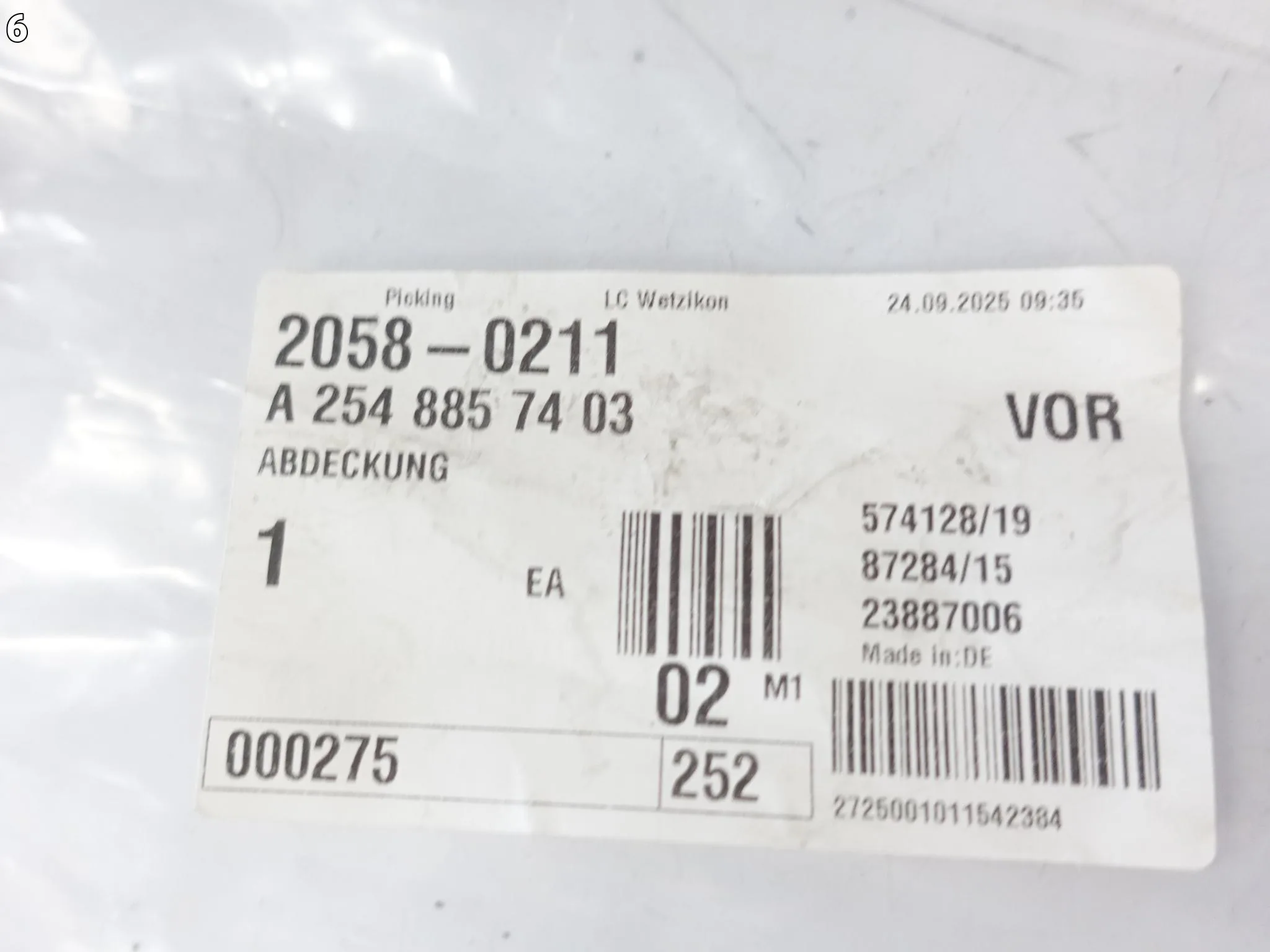 MERCEDES GLC II X254 AMG LINE 22- LISTWA NAKŁADKA ŚRODKOWA W ZDERZAK PRZÓD 03ea0ffa4ea521e6a7d168cb6692328a