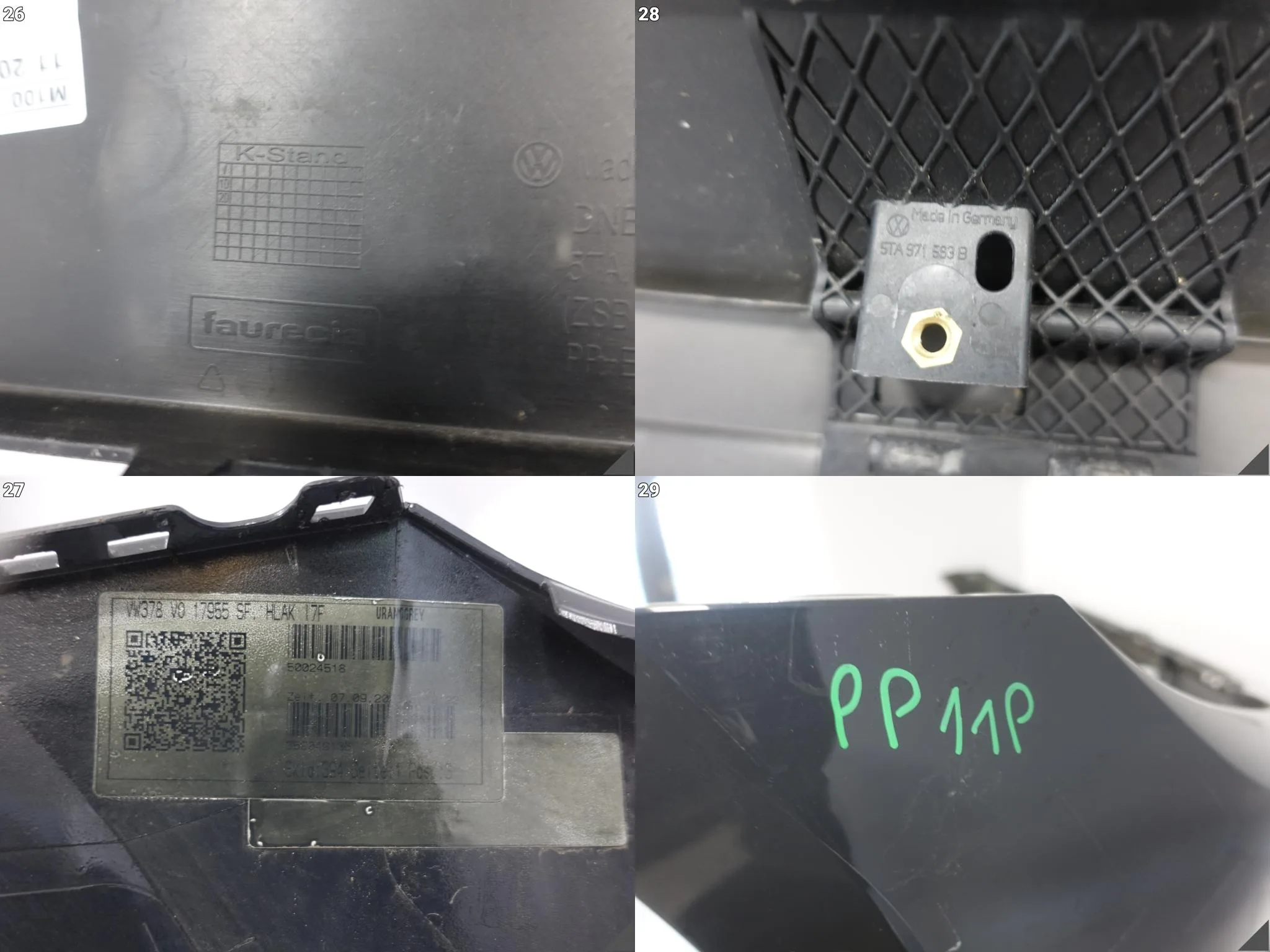 VW TOURAN II 5TA 15- ZDERZAK BUMPER + ZAŚLEPKA PRZÓD (4xPDC/SPRYSKI) bd887af642bea4cf4594965908ab06b3