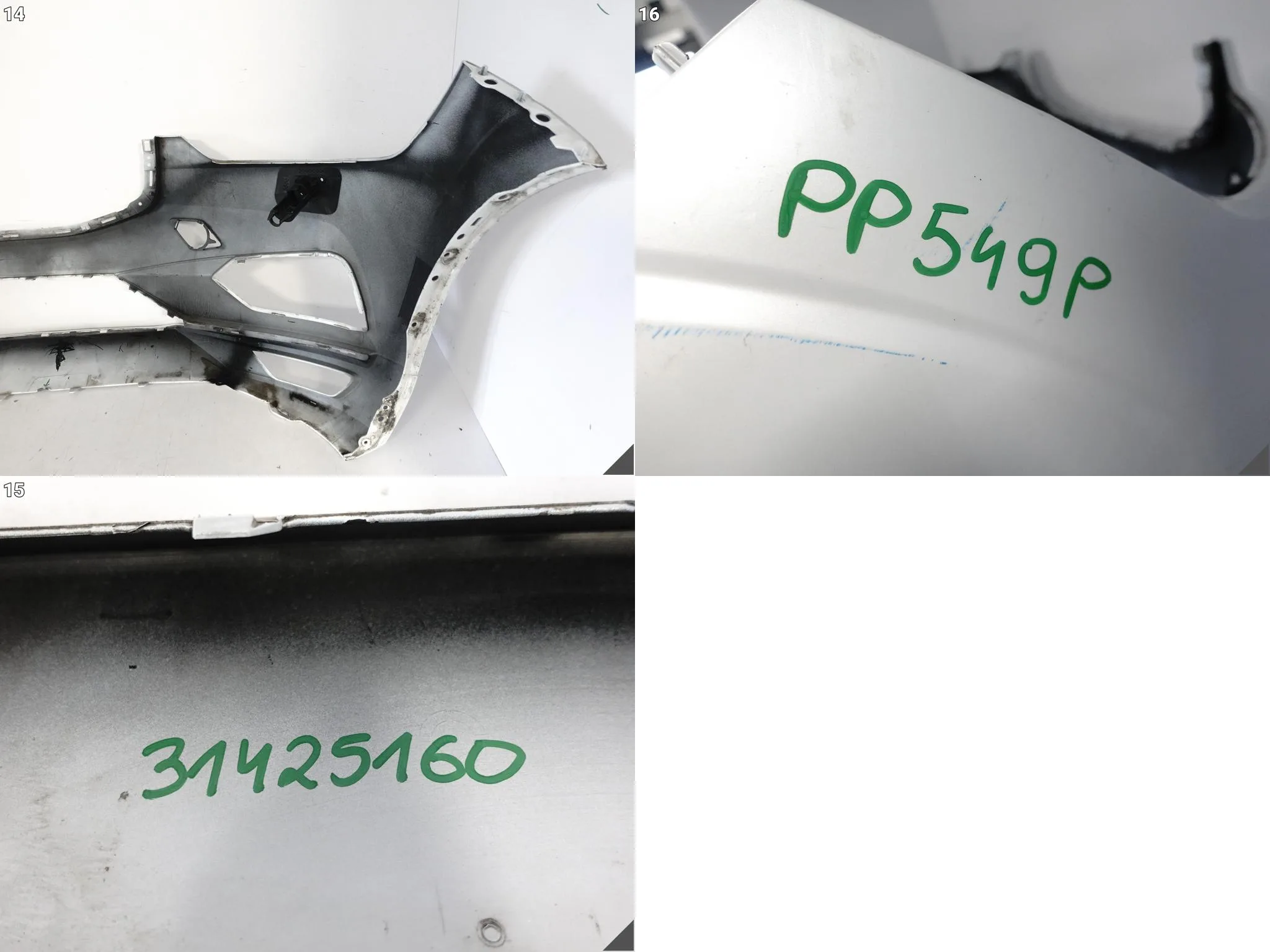 VOLVO XC60 II (2 GENERACJA) 17-21 ZDERZAK BUMPER PRZÓD (SPRYSKI) USZKODZONY 46e0b8649eabff0d086b1bd39b26fcf6
