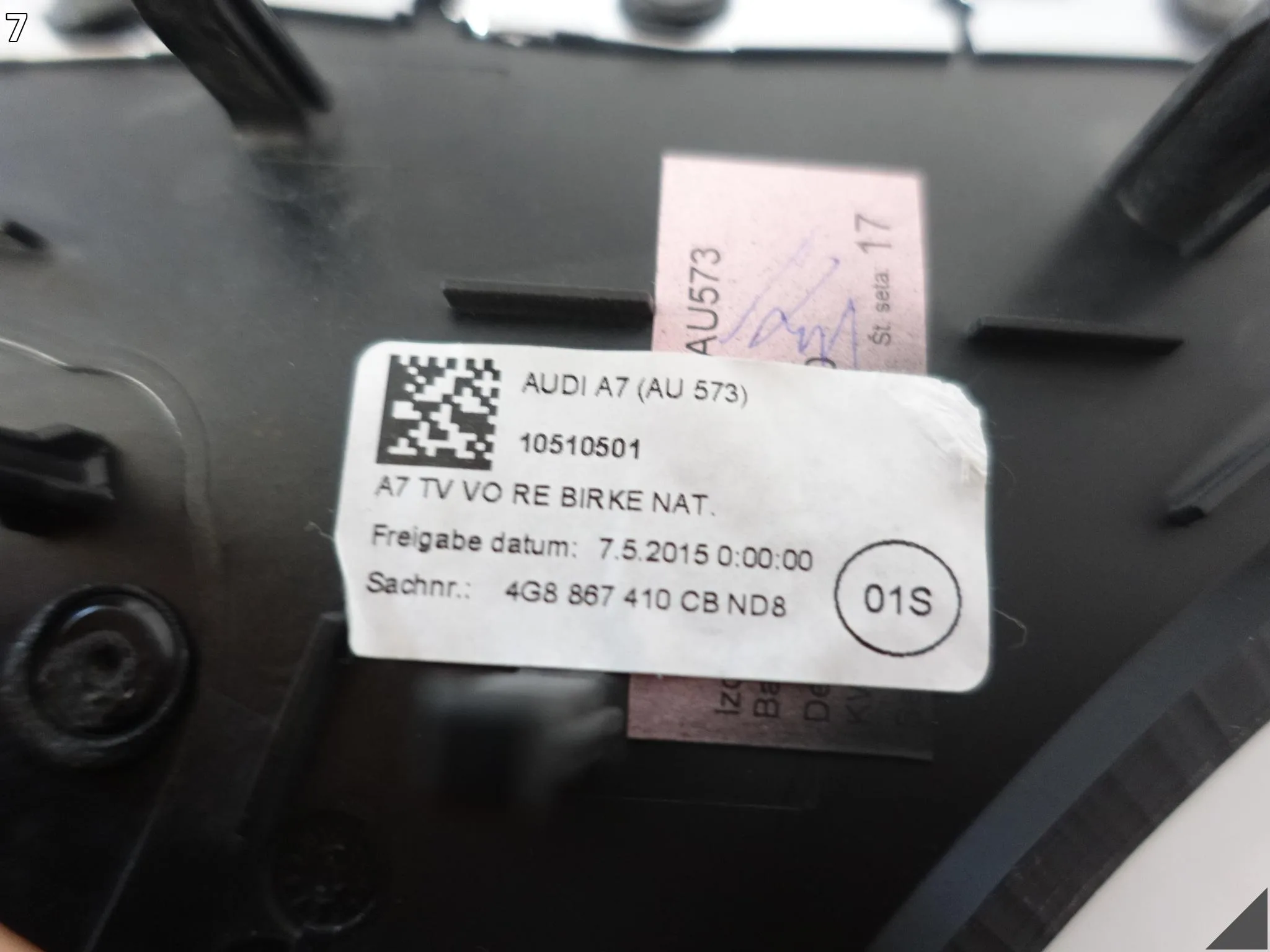 AUDI A7 S7 RS7 4G8 C7 10-18 OSŁONA DEKOR DRZWI PRAWA PRZÓD CHROM ND8 9732422527828ae09822715dc0cd6ed9