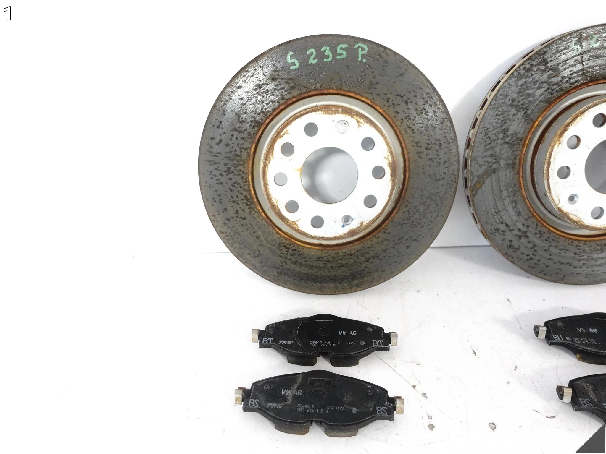 AUDI Q3 83A F3 VW SKODA CUPRA TARCZE HAMULCOWE PRZÓD 312X25MM + KLOCKI 24KM 1fa9cd5d8695f0fb3113384e36c8bfa5