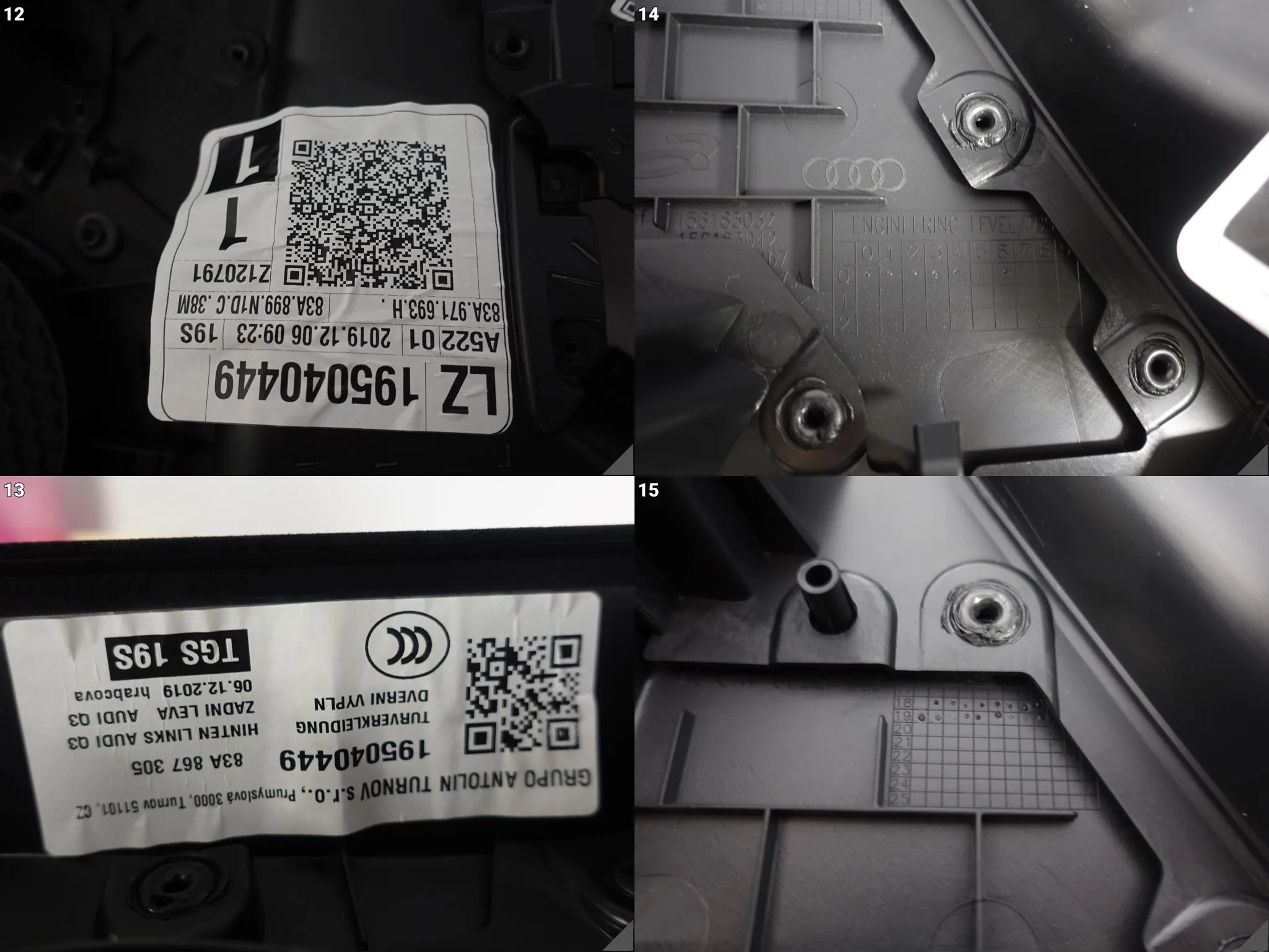 AUDI Q3 83A F3 18-25 BOCZEK TAPICERKA NA DRZWI TYŁ LEWY 38M 24KM 289824e1df8196b732988dd42fd99b11