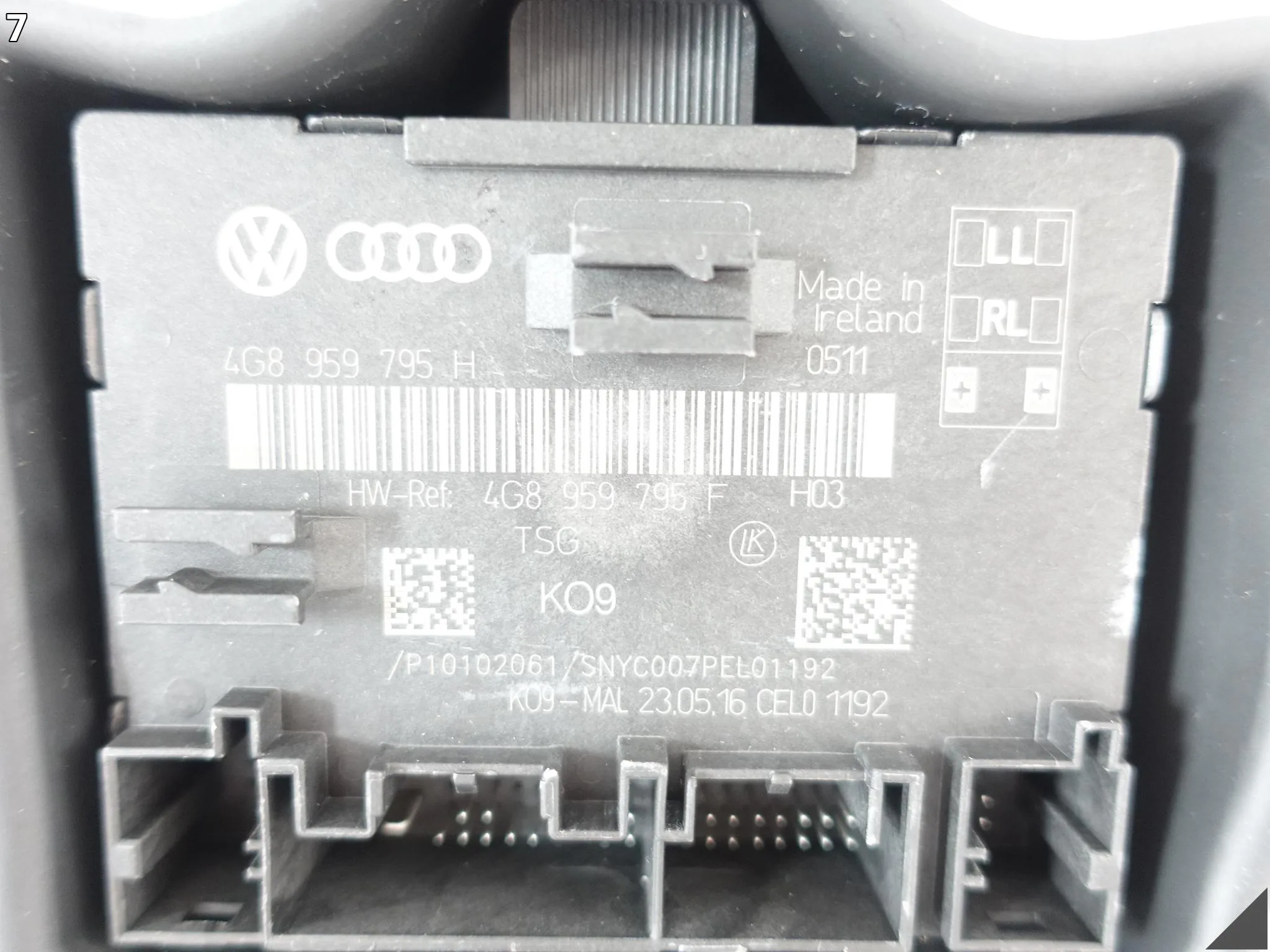 AUDI A7 S7 RS7 4G8 A6 S6 RS6 4G0 14-18 LIFT MODUŁ STEROWNIK DRZWI TYŁ L=R 209662fce24101bd19824aa7eeb7cf95