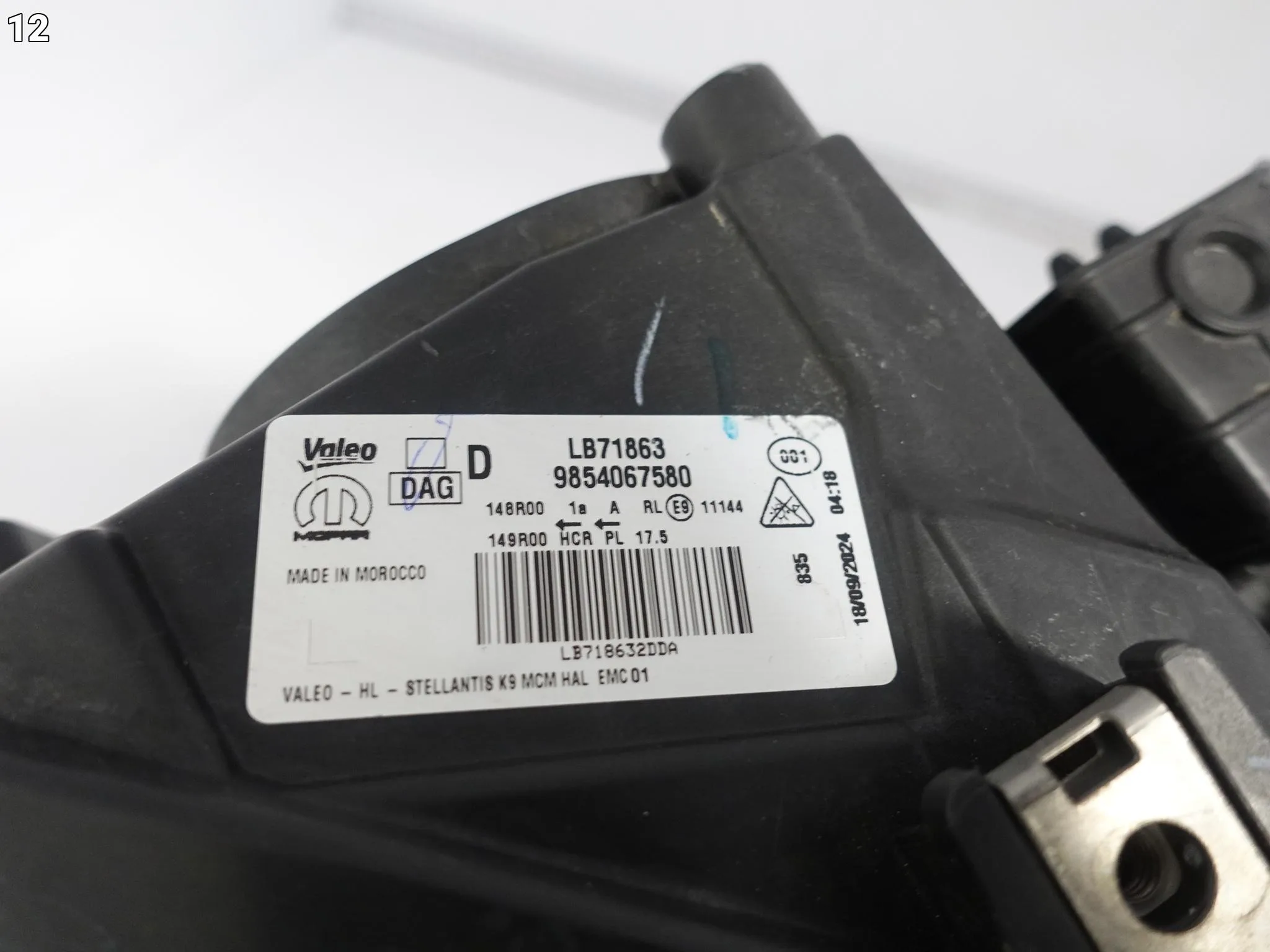 CITROEN BERLINGO IV DOBLO III OPEL COMBO IV LIFT 23- LAMPA HALOGEN PRAWA EU 570bbf38eb2075ca91a0b6bc5f554fd0