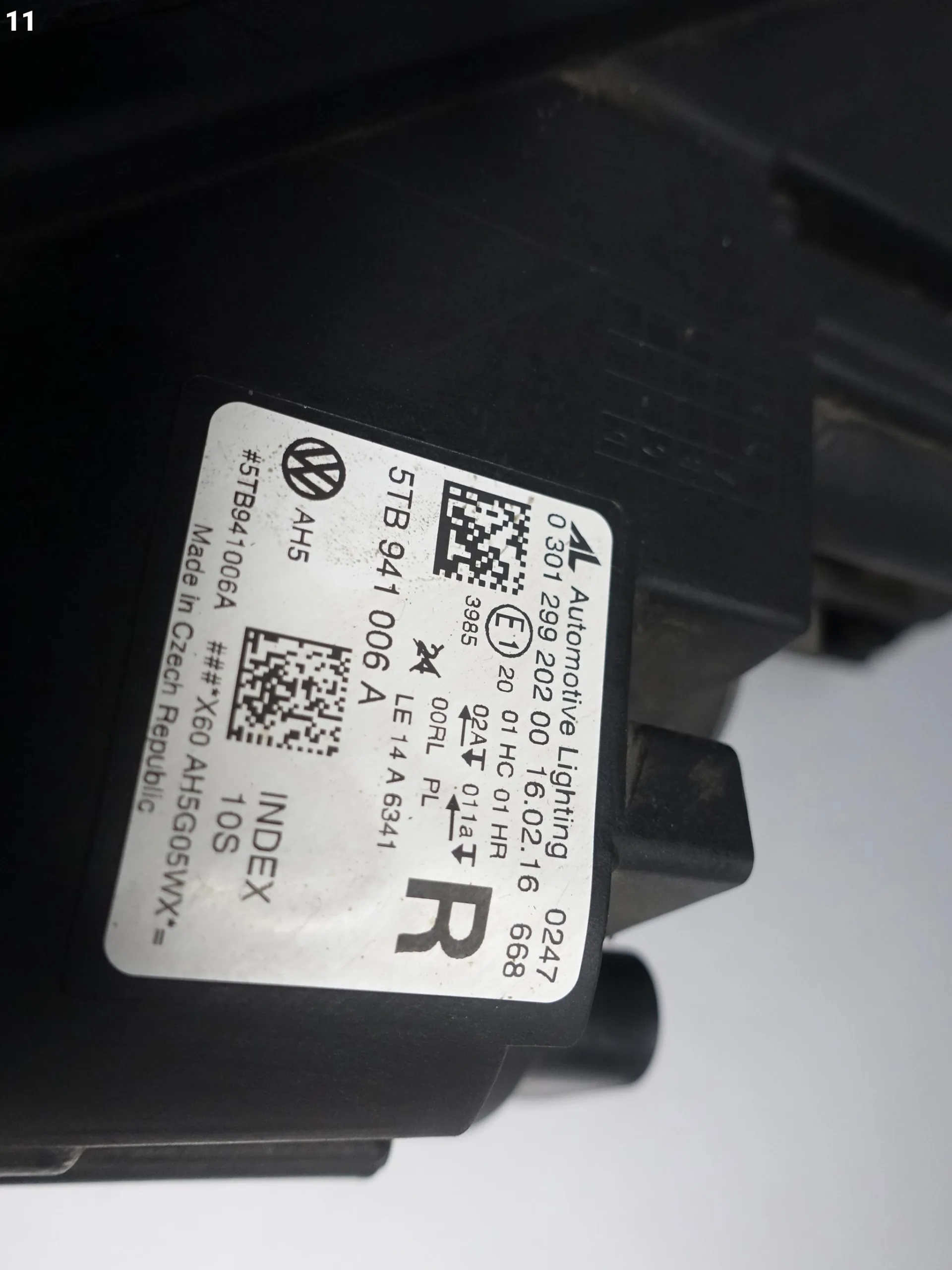 VW TOURAN 5TB II 2 15- LAMPA ZWYKŁA HALOGEN H7 PRAWA PRZÓD EUROPA 074b9546d520c4b697ad59e38dfd293d