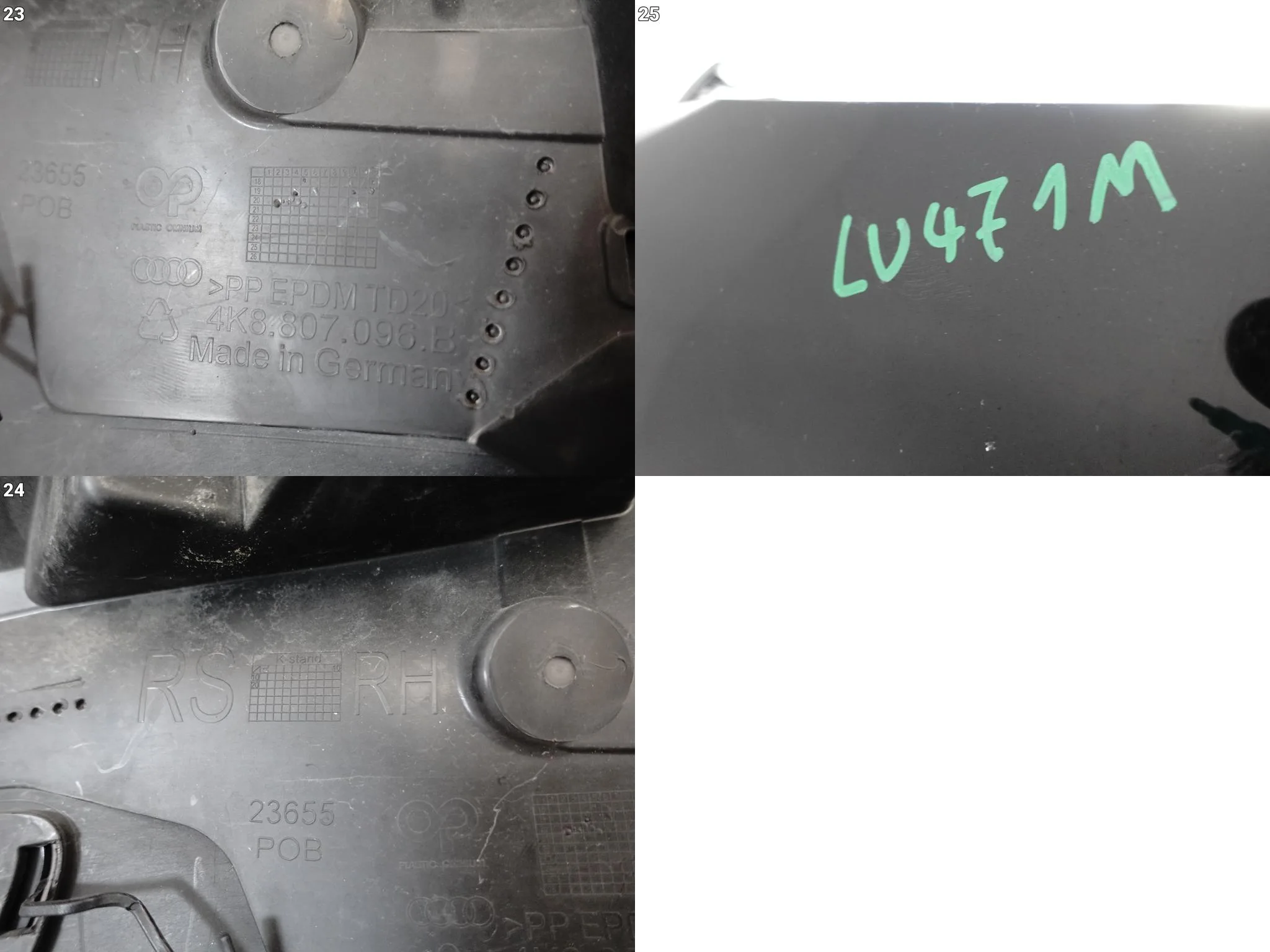 AUDI RS7 4K8 RS6 4K0 C8 20- ZDERZAK BUMPER PRZÓD (SPRYSKI/PDC) 4K8807437J 5126e35dbeecd9949193827489b3d272