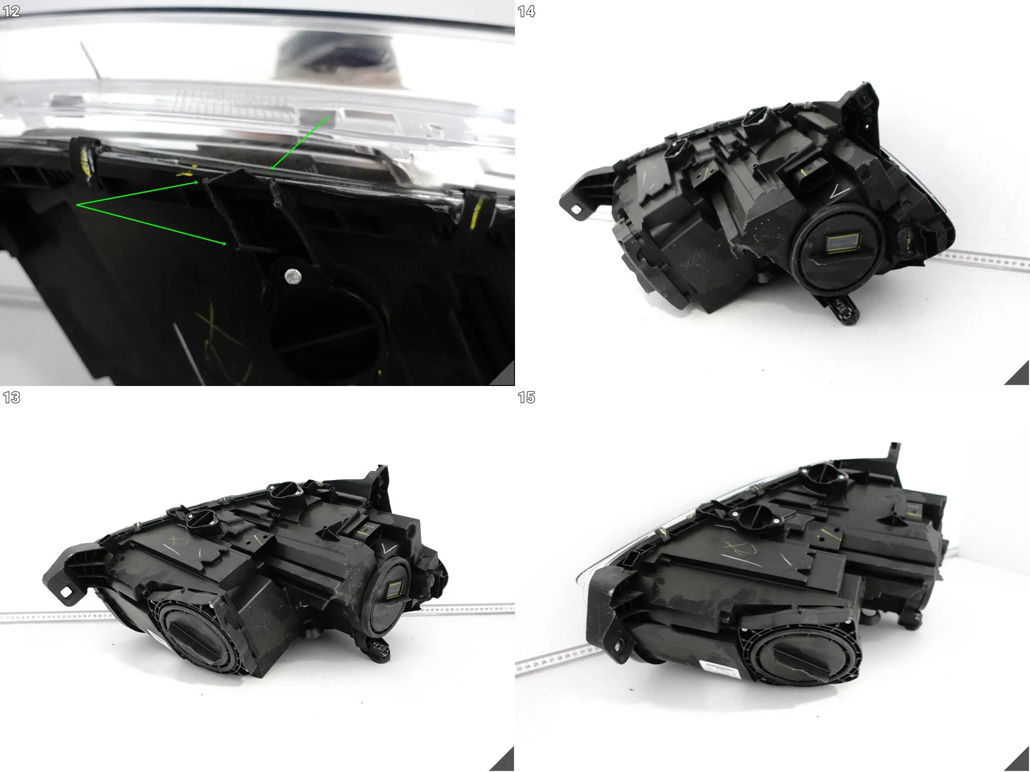 MERCEDES GL II X166 12-15 LAMPA HEADLIGHT ZWYKŁA HALOGEN LEWA PRZÓD UK 5e1bf3920823520a3401861415752473