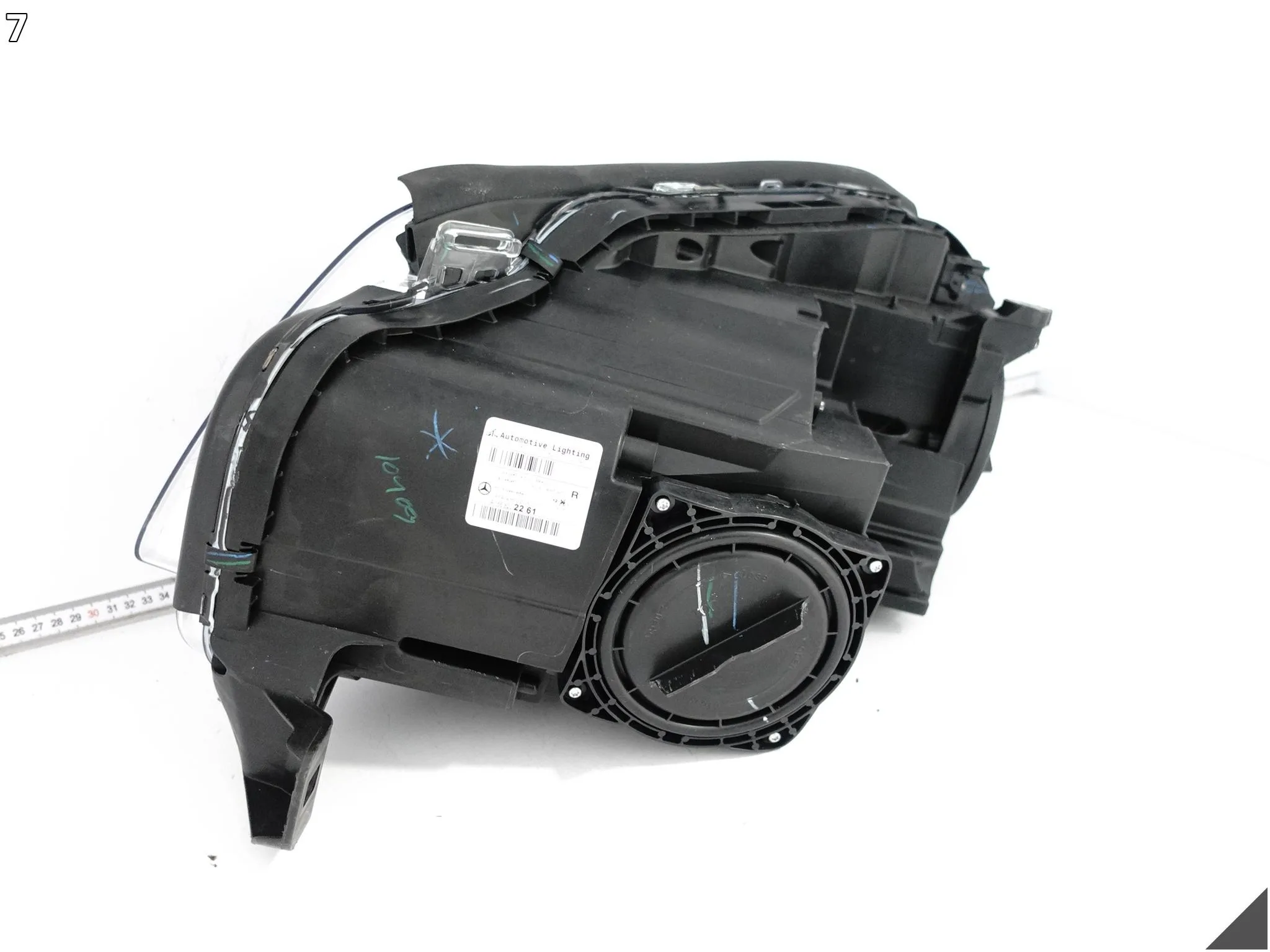 MERCEDES GL II X166 12-15 LAMPA HEADLIGHT ZWYKŁA HALOGEN PRAWA PRZÓD EU c7a64f4124c0f809ed9e052b6259425b