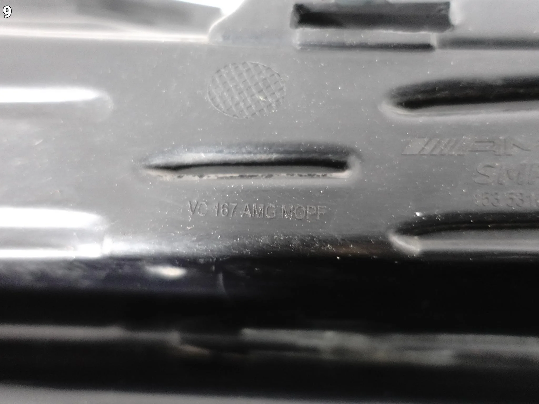 MERCEDES GLE W167 V167 C167 AMG MOPF LIFT 23- KRATKA W ZDERZAK PRZÓD LEWA 627adc9038c420379c8e9170f4bd7b22
