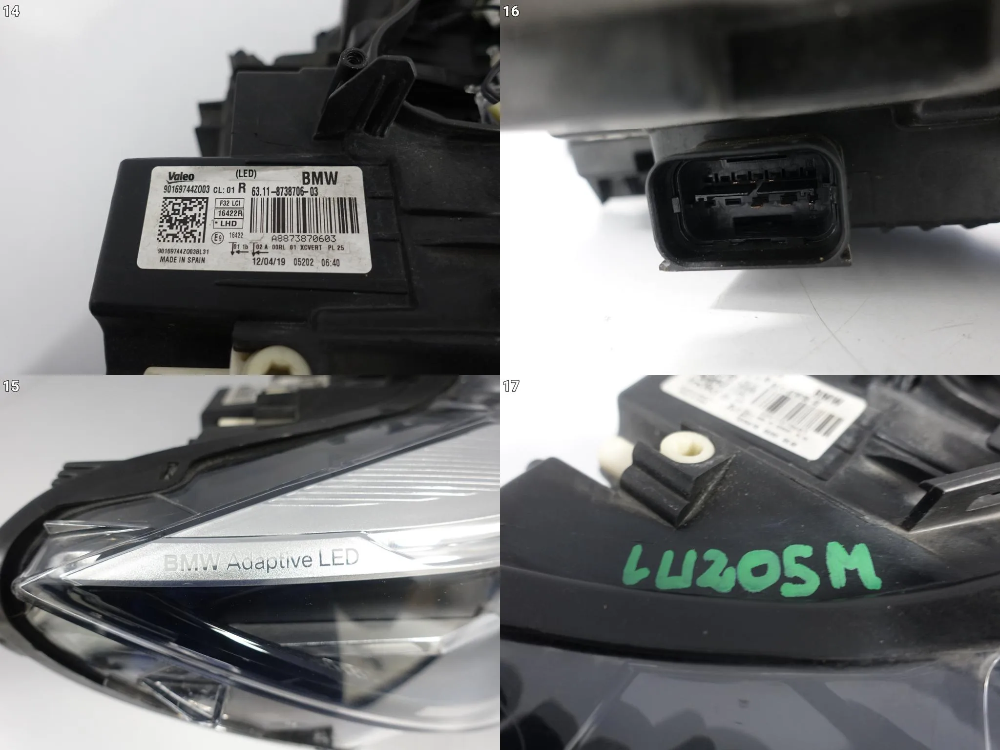BMW M3 F80 M4 F82 F83 4 F32 F33 F36 LCI LIFT LAMPA ADAPTIVE FULL LED PRAWA 95d36f70915ad38774850fda6b9ff4f9