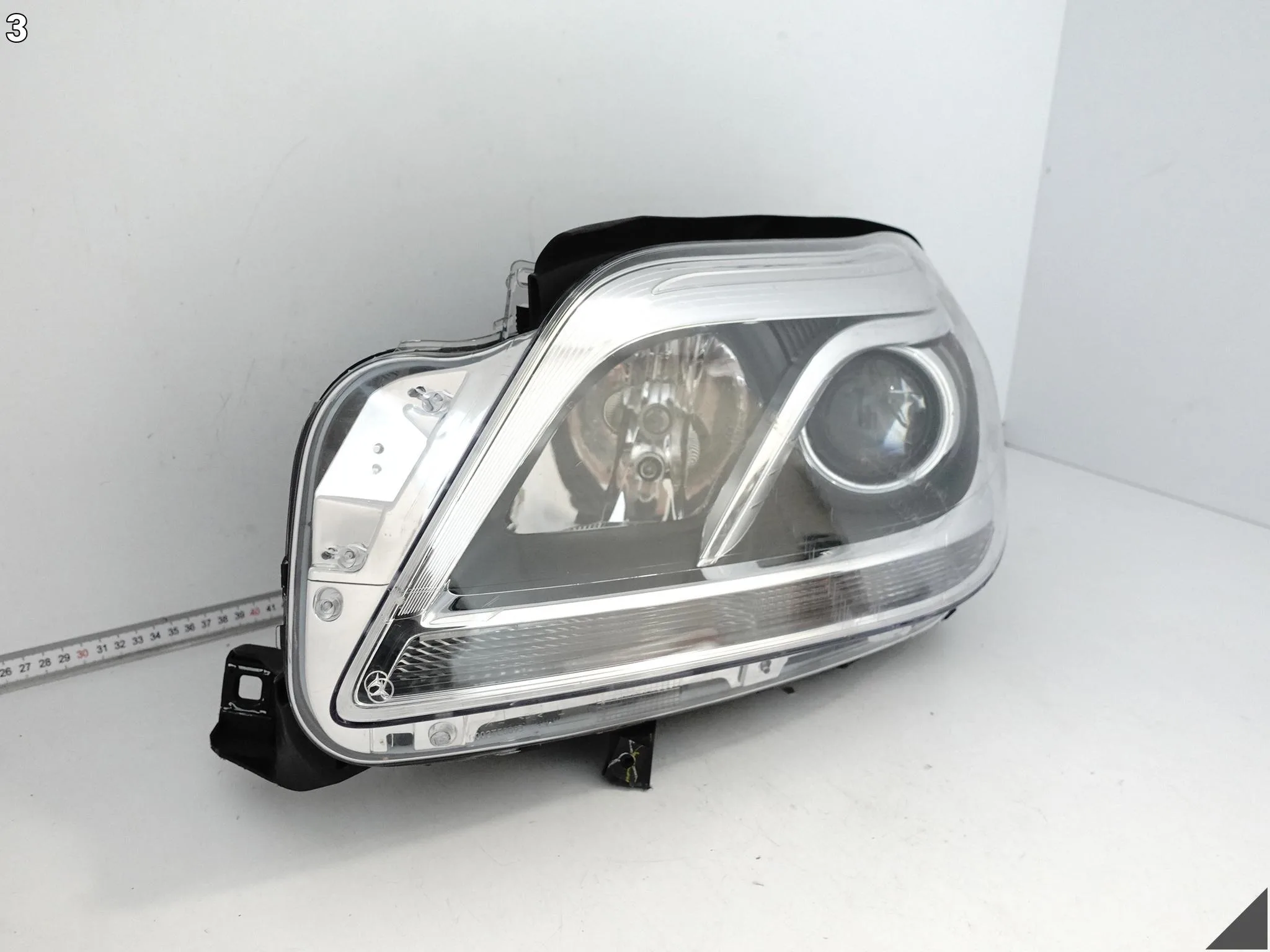 MERCEDES GL II X166 12-15 LAMPA HEADLIGHT ZWYKŁA HALOGEN LEWA PRZÓD EU 285990ebdd763480a762cdeafa60650c