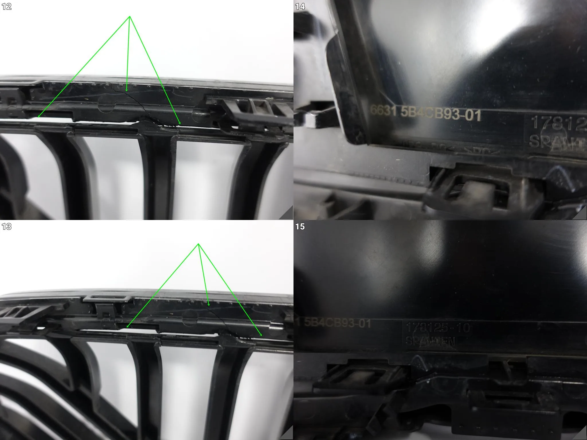 BMW 1 IV F70 M SHADOW LINE 24- GRILL ATRAPA + ZAŚLEPKA OSŁONA ZDERZAK PRZÓD 3e9df60bc9b2cb73b937a58b1ab5bff8