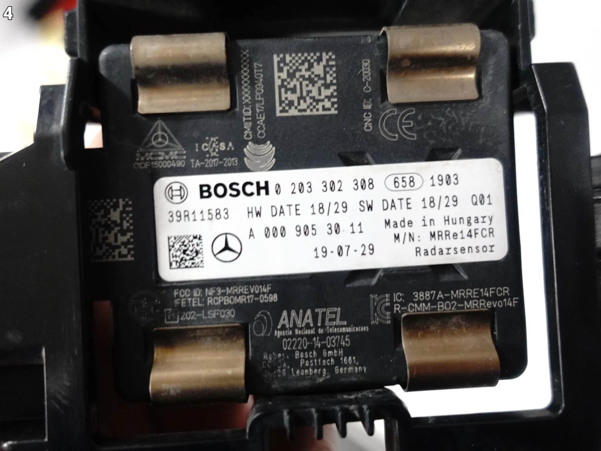 MERCEDES A-KLASA W177 V177 18- RADAR MODUŁ CZUJNIK SENSOR ACC + UCHWYT c4596aceb18e4978443b5632fdd0f5f9