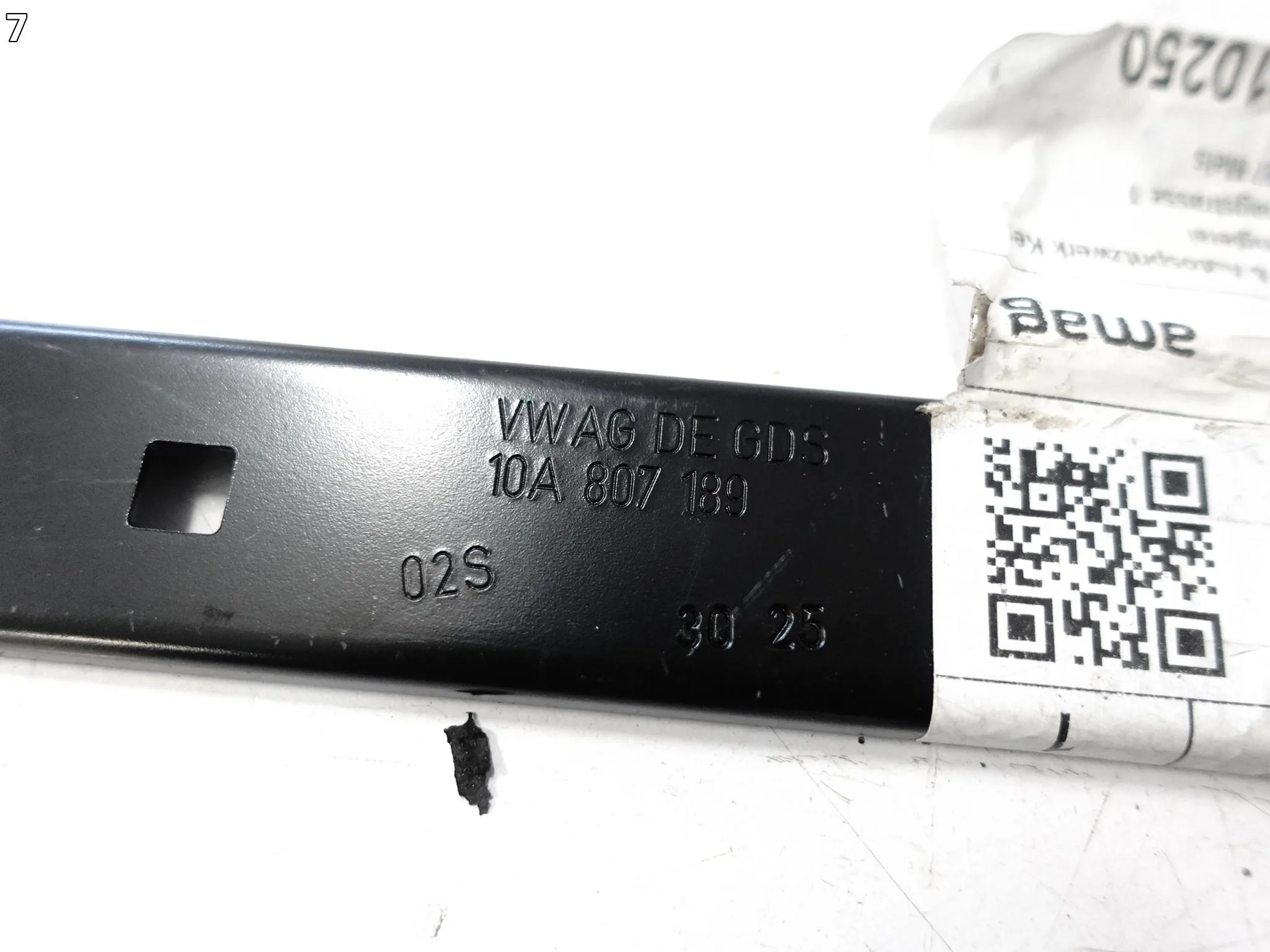 VW ID.3 10A CUBRA BORN SKODA AUDI PODPORA WZMOCNIENIE BELKA ZDERZAK PRZÓD 37e05c905d0e8a551f349b8528de6e39