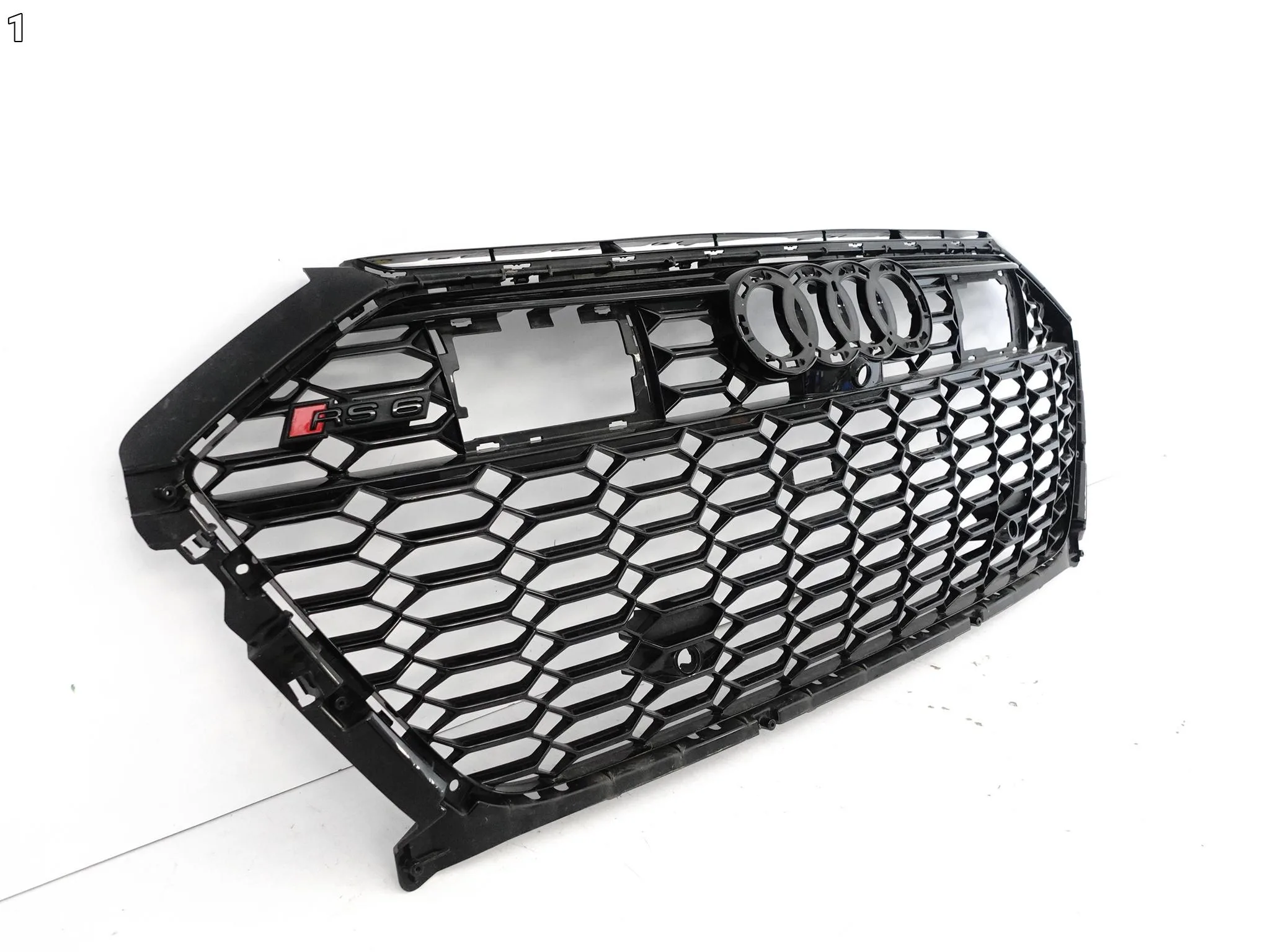 AUDI RS7 4K8 RS6 4K0 C8 20- GRILL ATRAPA KRATKA W ZDERZAK PRZÓD BLACK NIGHT 7f9c24710166b50b3be9f7efa97a1cb2