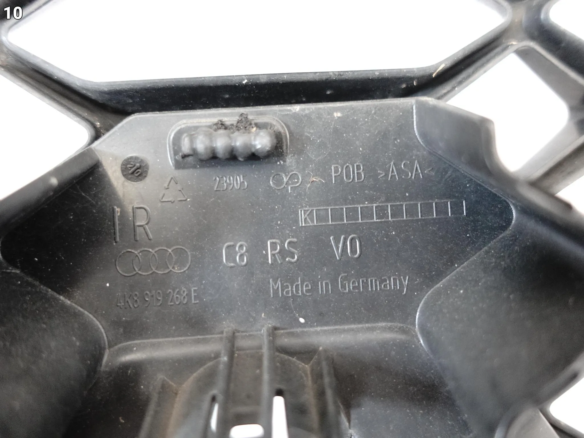 AUDI RS7 4K8 RS6 4K0 C8 20- GRILL ATRAPA KRATKA W ZDERZAK PRZÓD BLACK NIGHT 4f3087ffc63e849a486eea0e9c839d33