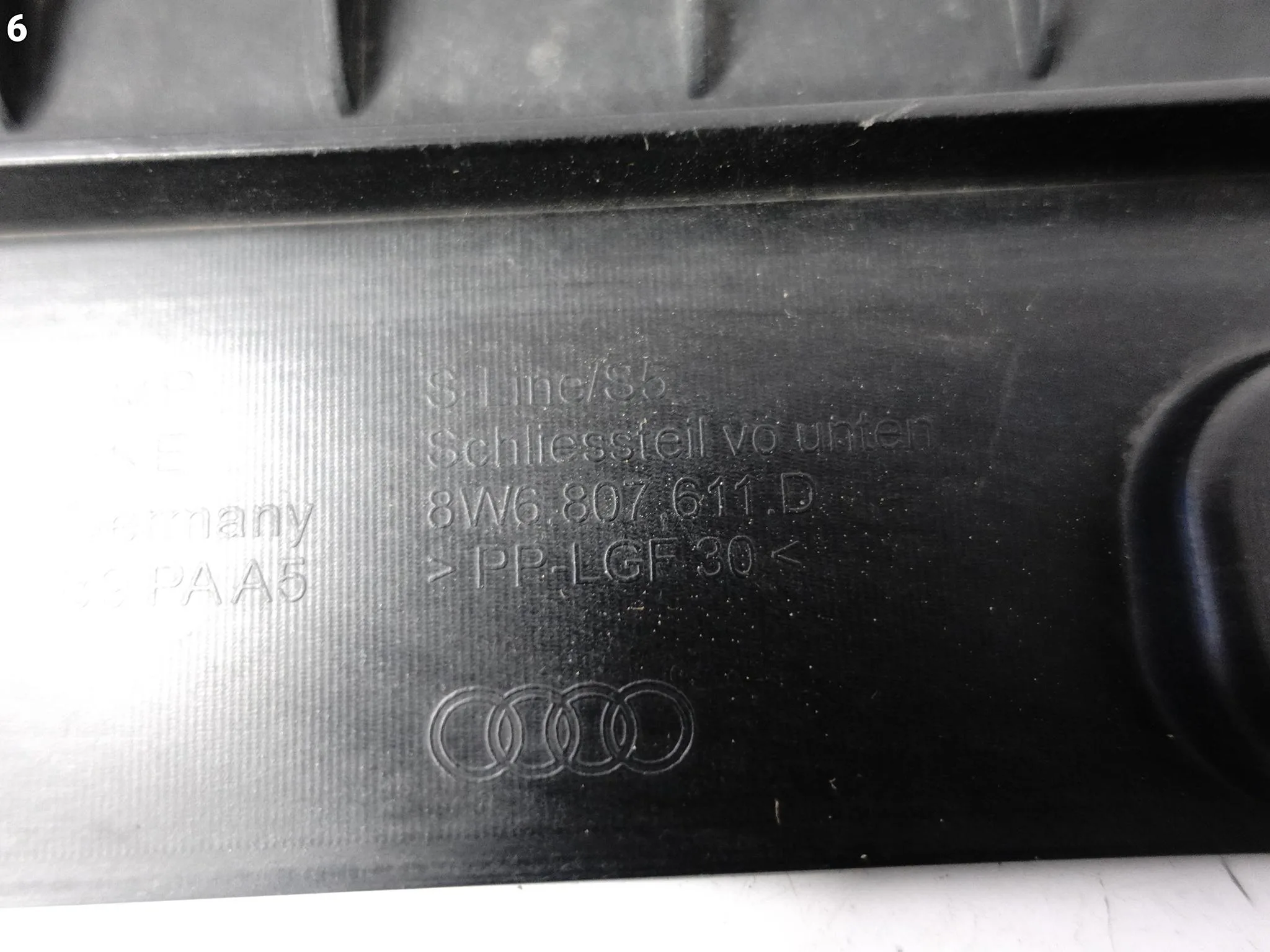 AUDI A5 S-LINE S5 8W6 F5 B9 LIFT 19-24 PŁYTA OSŁONA SPOILER ZDERZAK PRZÓD 8d2619196f77ac185664d96d74f33dae
