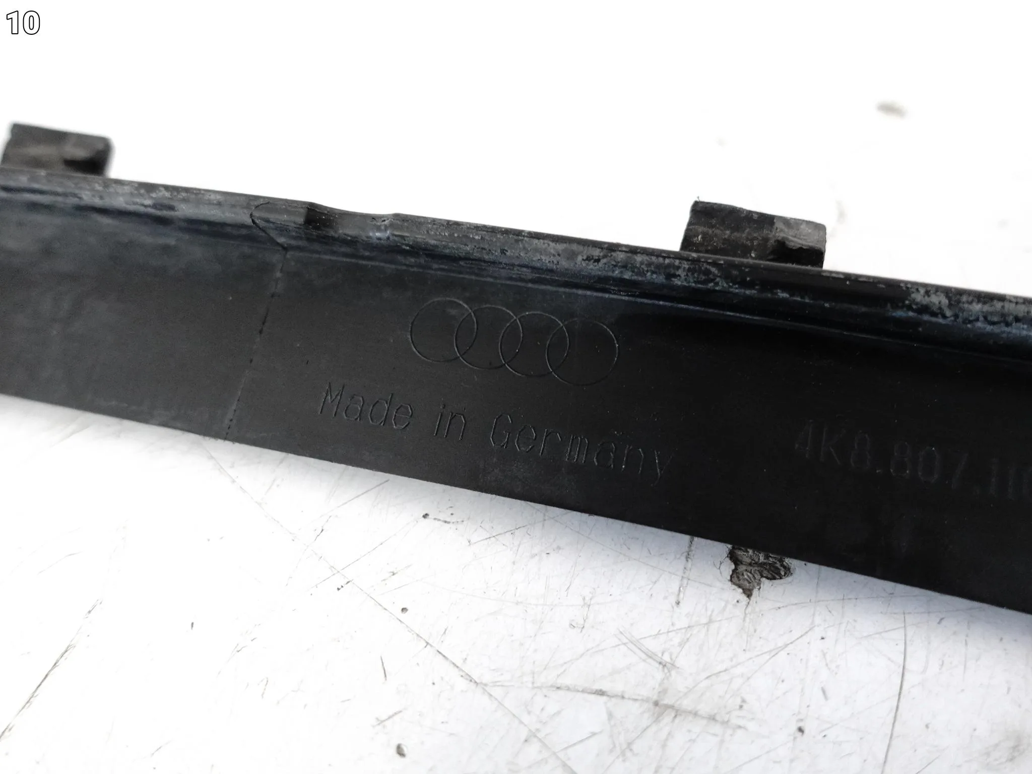 AUDI RS7 4K8 RS6 4K0 C8 20- SPOILER LISTWA DOKŁADKA GUMA W ZDERZAK PRZÓD cf9a85fea1598c83ebd4a6574f451391