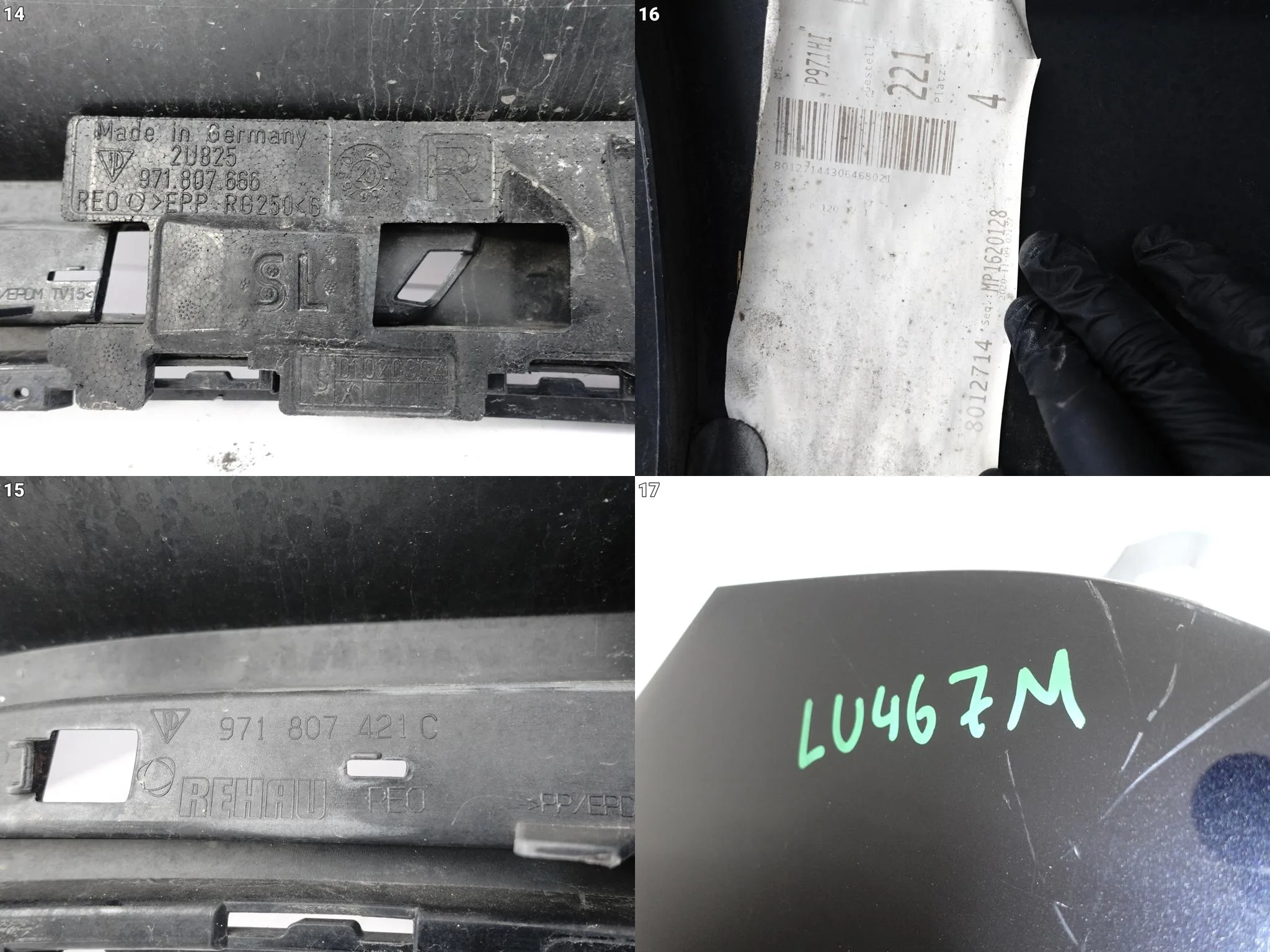 PORSCHE PANAMERA G2 II (2 GENERACJA) 971 16-24 ZDERZAK BUMPER TYŁ (PDC) 87a17cb4d50d693ce3b2372c0e82394b