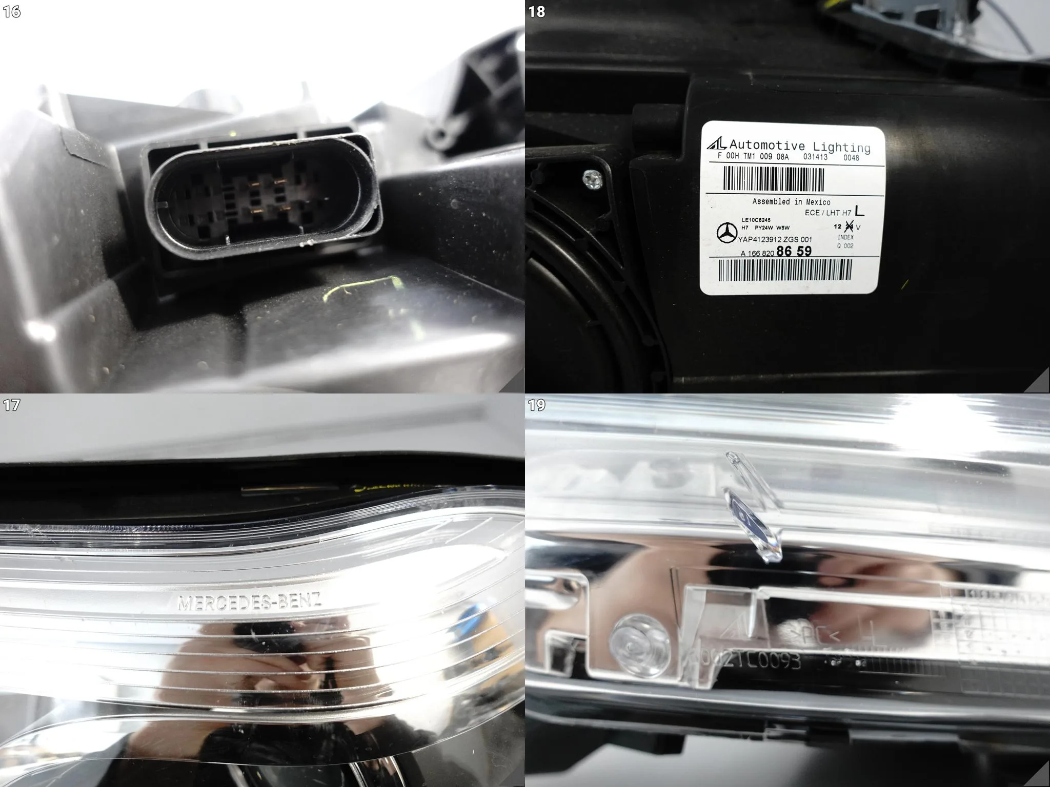 MERCEDES GL II X166 12-15 LAMPA HEADLIGHT ZWYKŁA HALOGEN LEWA PRZÓD UK 7f4d484b2bcb0be8080dae1db33a27a1
