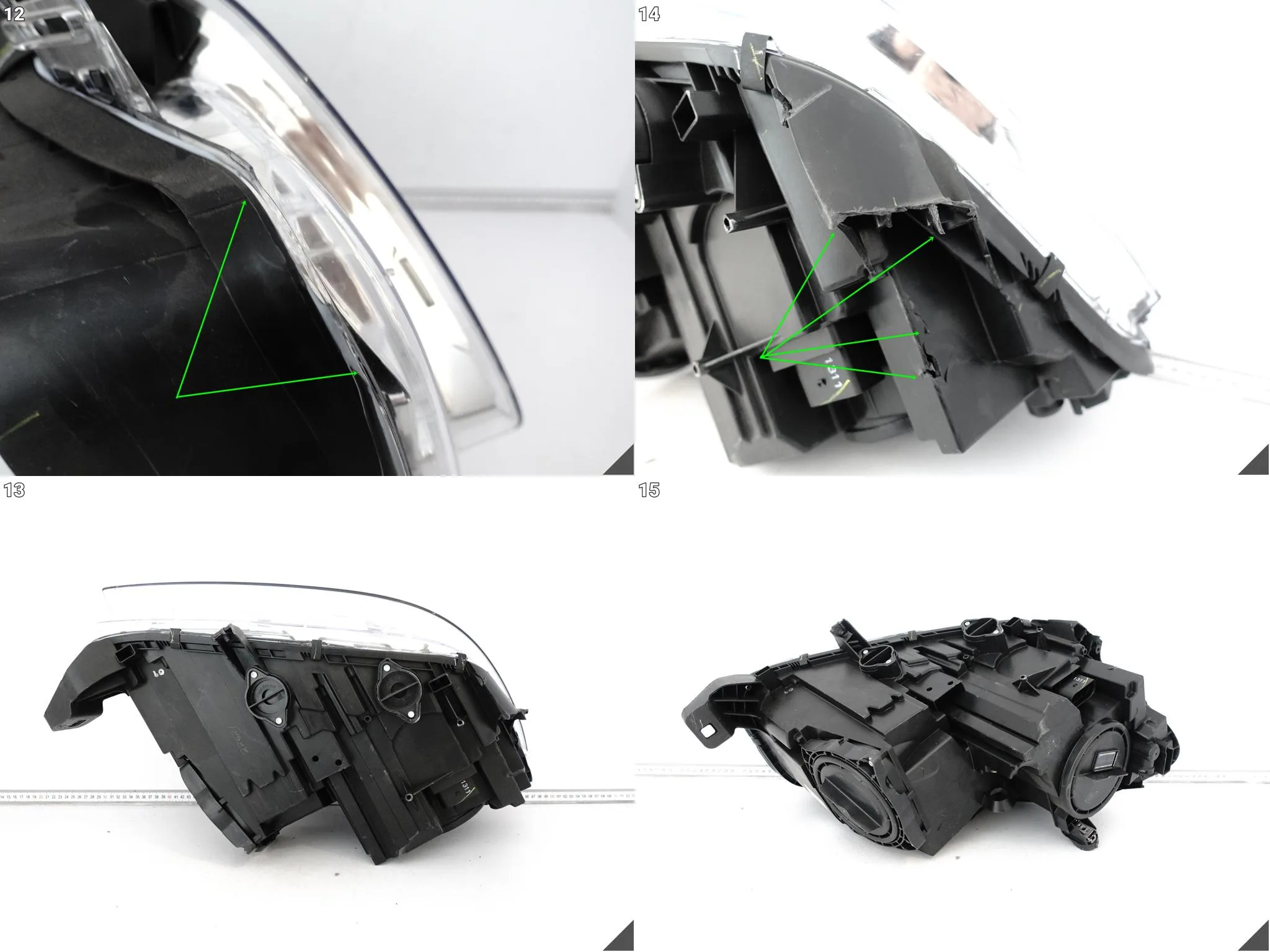 MERCEDES GL II X166 12-15 LAMPA HEADLIGHT ZWYKŁA HALOGEN LEWA PRZÓD EU 1618806dbf7da1c1891eb7170ccdadfa