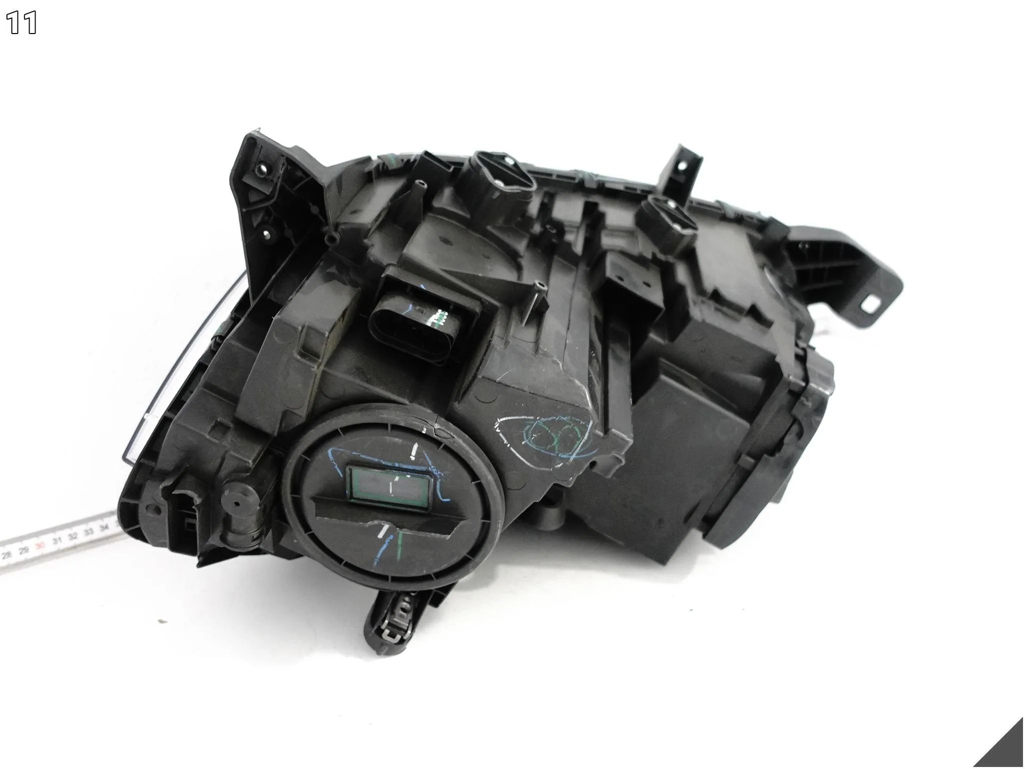 MERCEDES GL II X166 12-15 LAMPA HEADLIGHT ZWYKŁA HALOGEN PRAWA PRZÓD EU c25df8c78142227a62f56359e045bc14