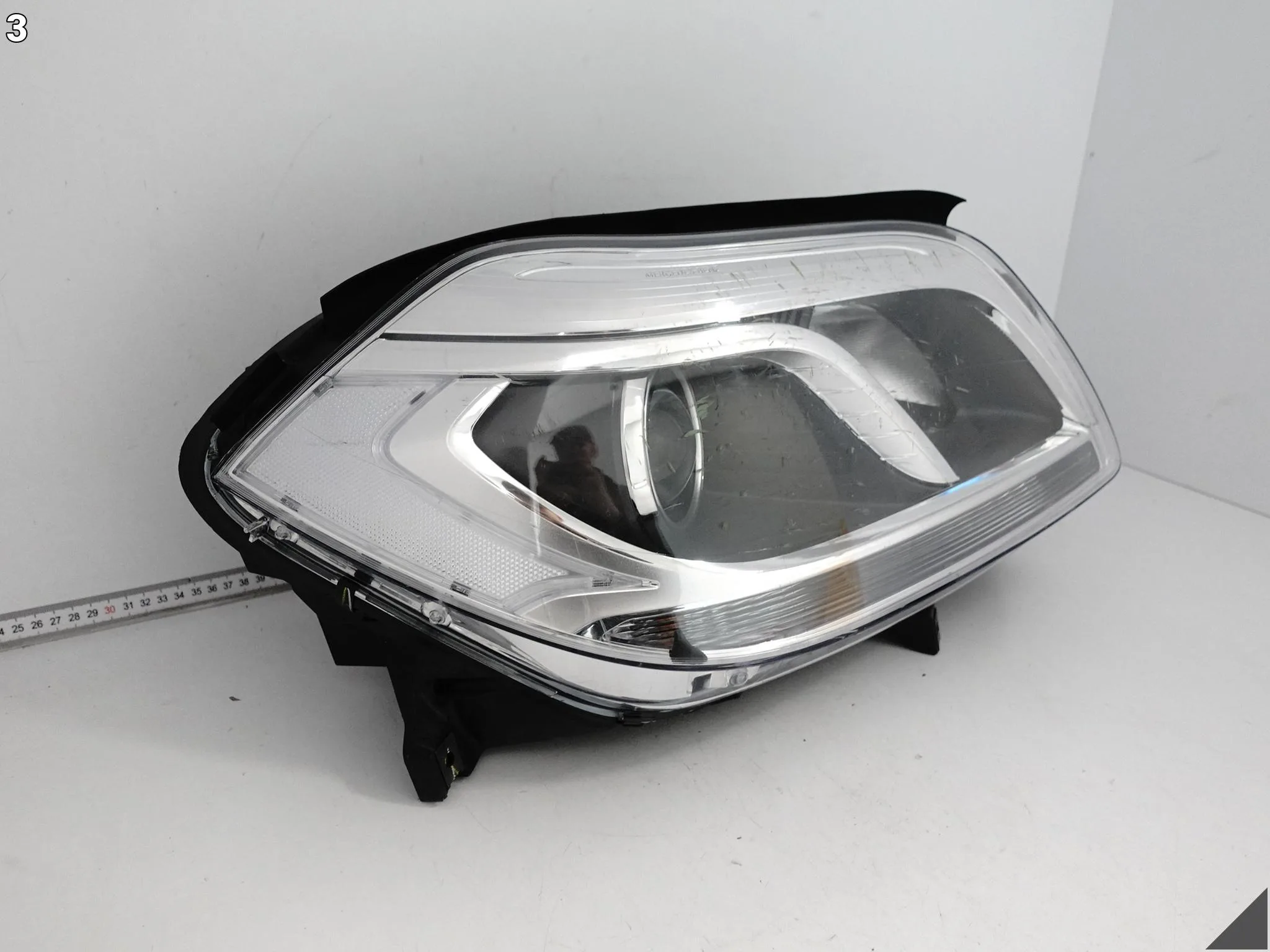 MERCEDES GL II X166 12-15 LAMPA HEADLIGHT ZWYKŁA HALOGEN PRAWA PRZÓD EU 83e7a1660345451b2345889b05bfd3db