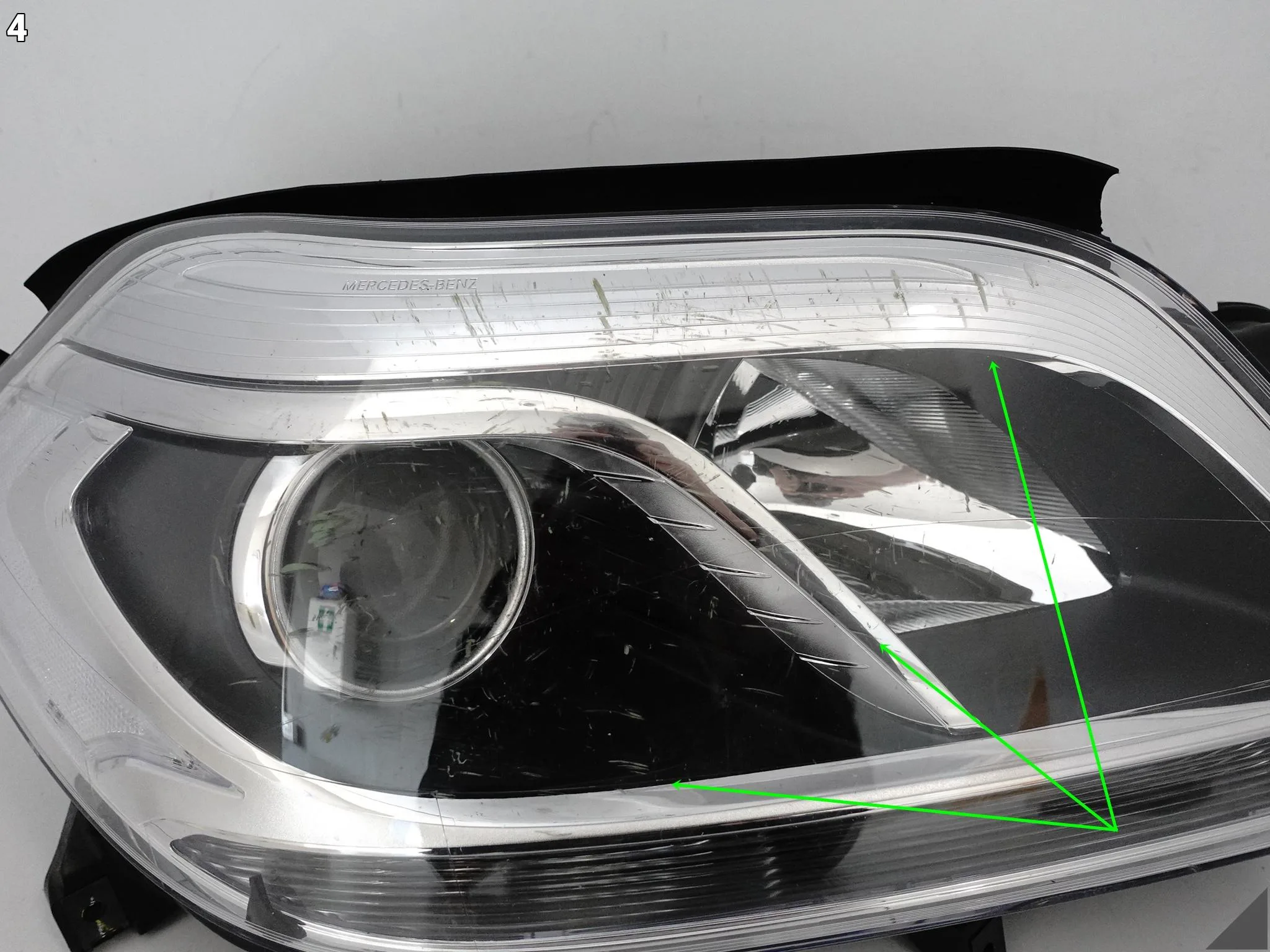 MERCEDES GL II X166 12-15 LAMPA HEADLIGHT ZWYKŁA HALOGEN PRAWA PRZÓD EU bfb84456100a1bff6d35a38ef4a90a5b