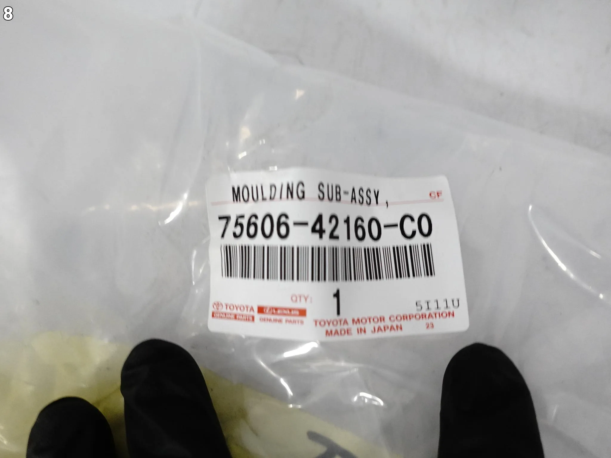 TOYOTA RAV4 V 5 19- LISTWA OSŁONA NA BŁOTNIK TYŁ LEWA 75606-42160-C0 ORG 23ed8e7fae6454366ca25e778c5df4eb