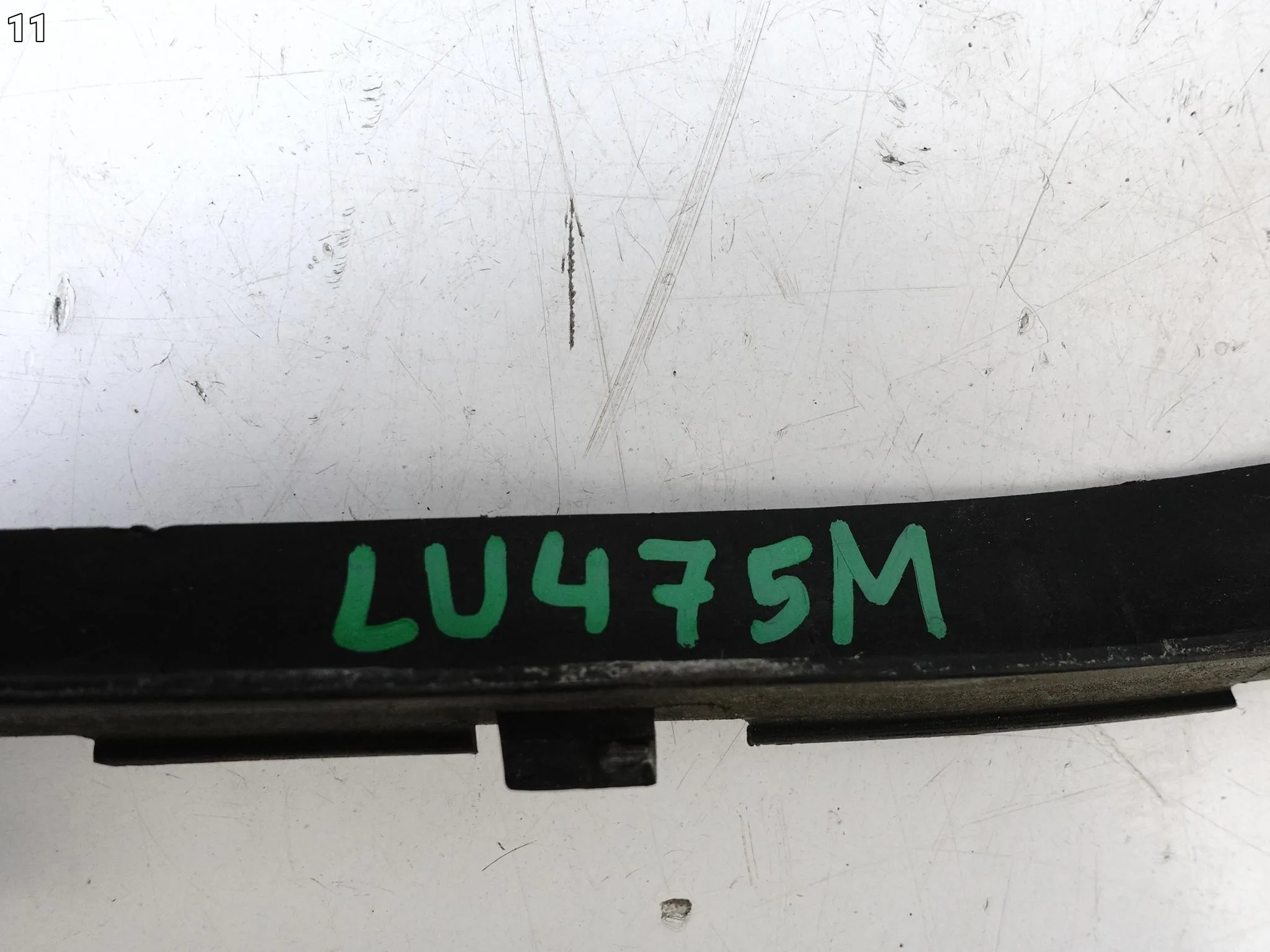 AUDI RS7 4K8 RS6 4K0 C8 20- SPOILER LISTWA DOKŁADKA GUMA W ZDERZAK PRZÓD 3814135ab884f6b6e97fadedea8f5f30