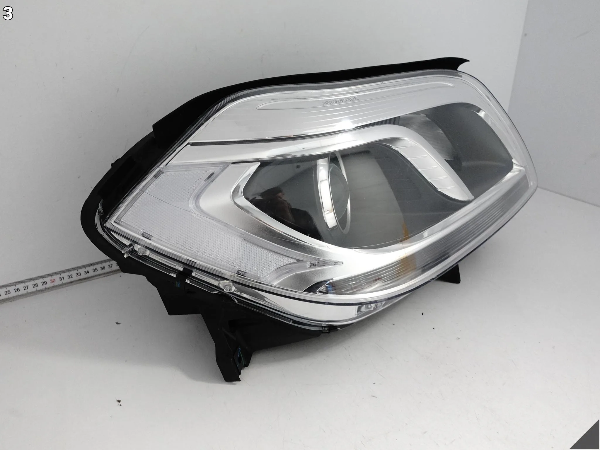 MERCEDES GL II X166 12-15 LAMPA HEADLIGHT ZWYKŁA HALOGEN PRAWA PRZÓD EU 7769b79e7851338ad81ec68b1fea2cb9