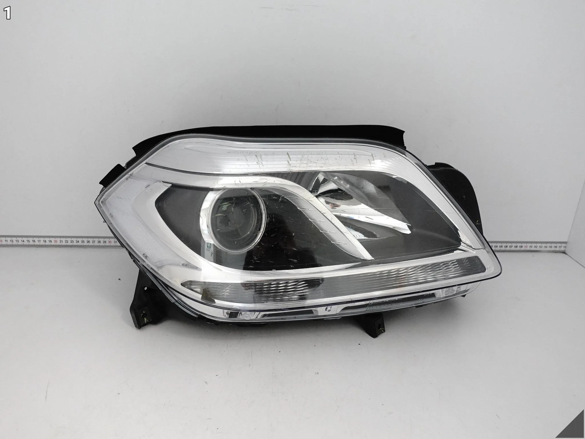 MERCEDES GL II X166 12-15 LAMPA HEADLIGHT ZWYKŁA HALOGEN PRAWA PRZÓD EU b870ead03005a7b78033386f658a86da