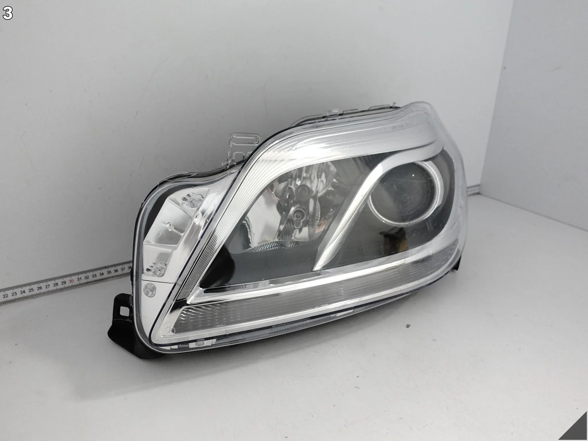 MERCEDES GL II X166 12-15 LAMPA HEADLIGHT ZWYKŁA HALOGEN LEWA PRZÓD UK c30fadfdd0a78b16ff0e4aa71a1a99d9