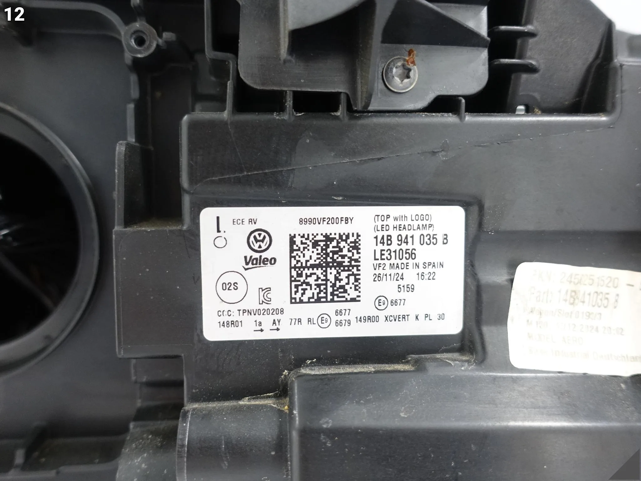 VW ID7 ID.7 14A 14B 23- LAMPA FULL LED IQ.LIGHT LEWA PRZÓD EUROPA 1002732e2b29061c93880d31f4ee5b15