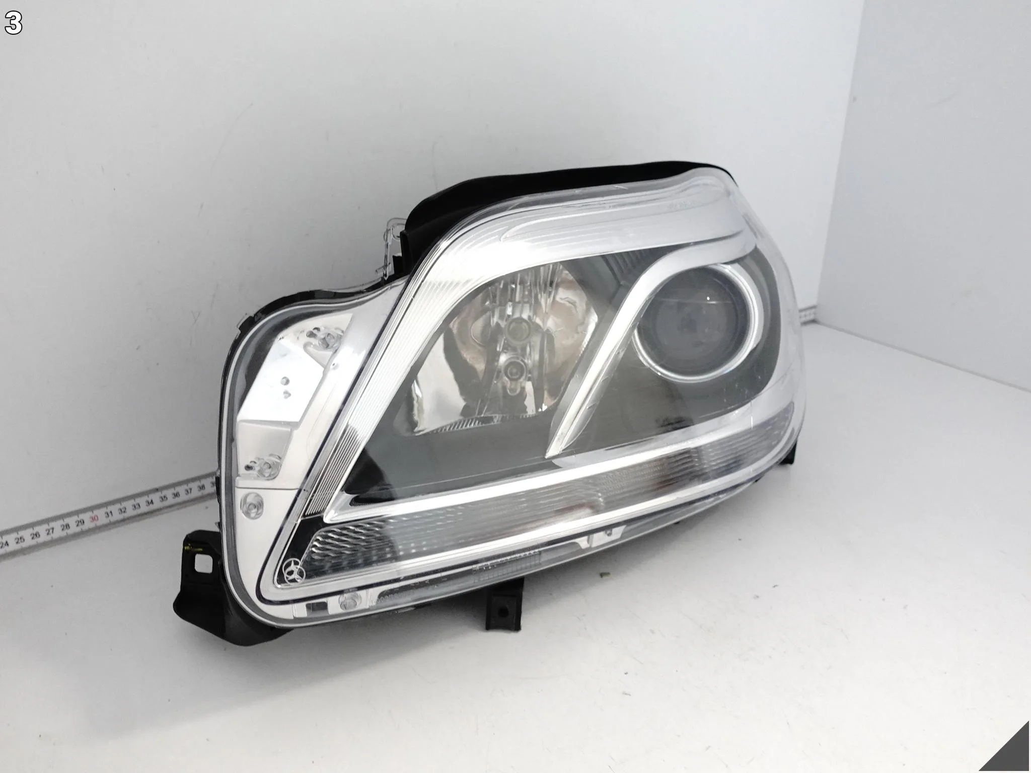 MERCEDES GL II X166 12-15 LAMPA HEADLIGHT ZWYKŁA HALOGEN LEWA PRZÓD UK d16a74542689b2e7beba828849846595