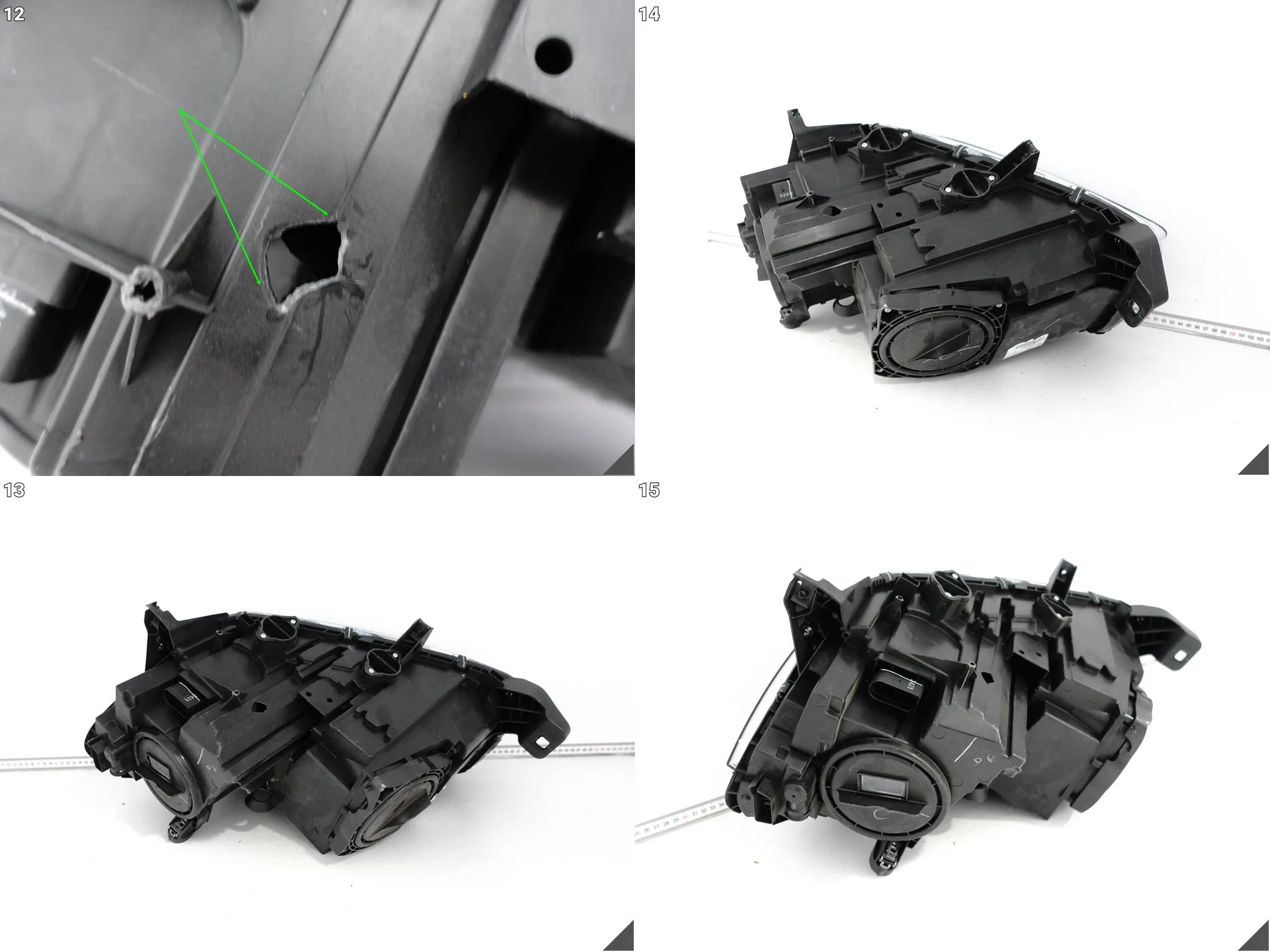 MERCEDES GL II X166 12-15 LAMPA HEADLIGHT ZWYKŁA HALOGEN PRAWA PRZÓD EU cbf9ca4a57c0a9cfee7662c98f97f453