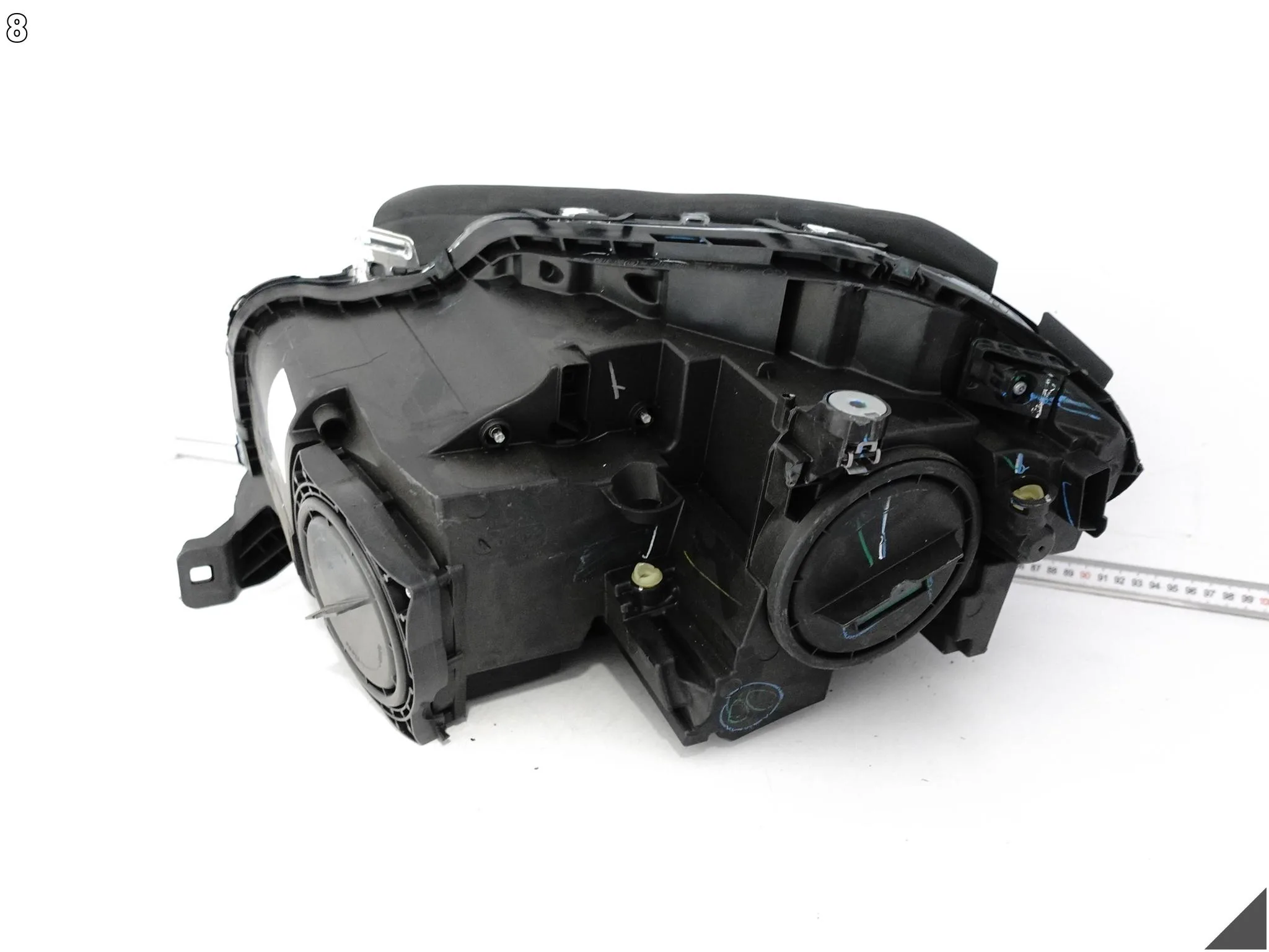 MERCEDES GL II X166 12-15 LAMPA HEADLIGHT ZWYKŁA HALOGEN PRAWA PRZÓD EU ef063397c31424fabe3d6937c3529056