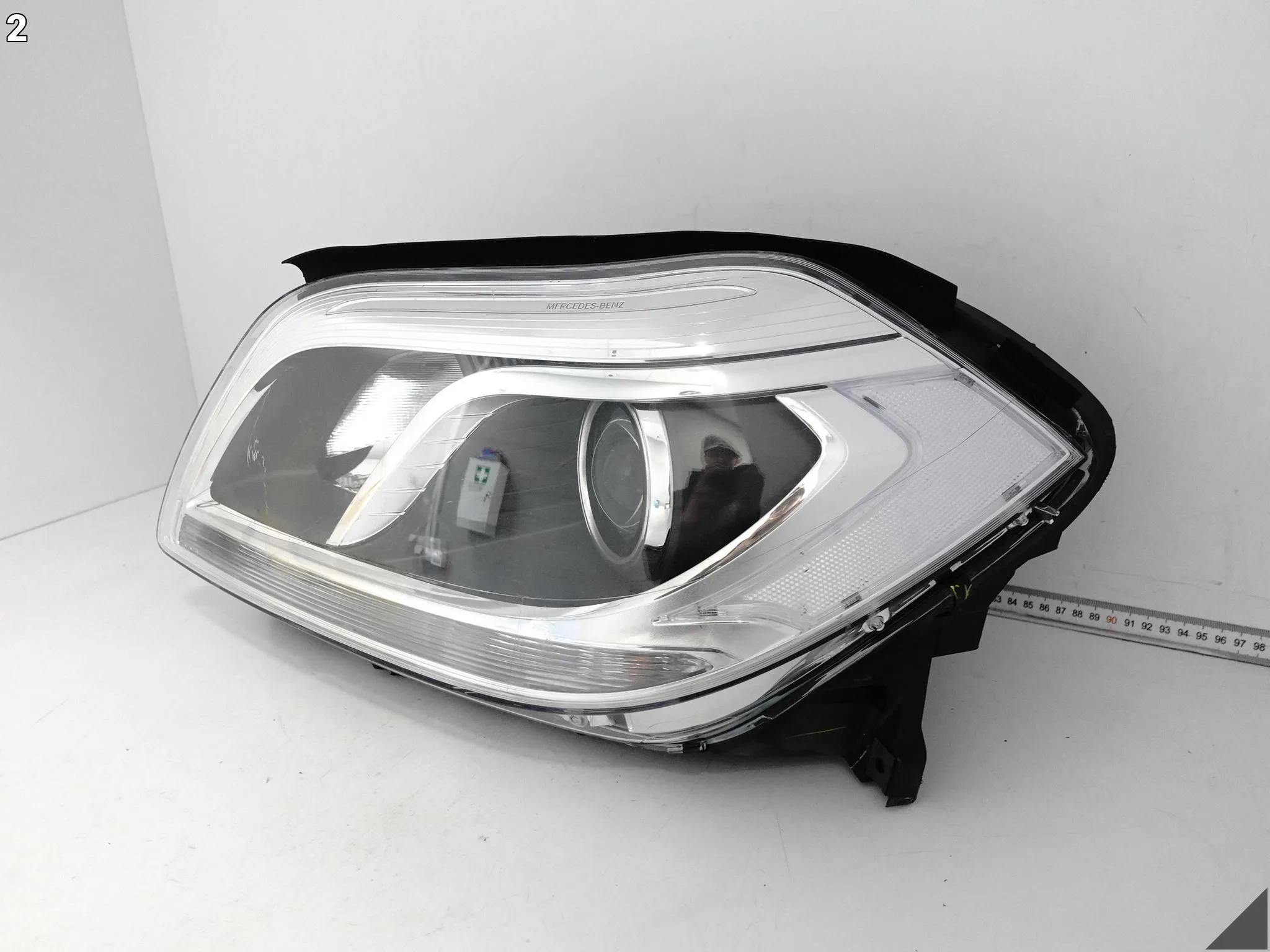 MERCEDES GL II X166 12-15 LAMPA HEADLIGHT ZWYKŁA HALOGEN LEWA PRZÓD UK c39e084668b67cd148745c49b4743cb0