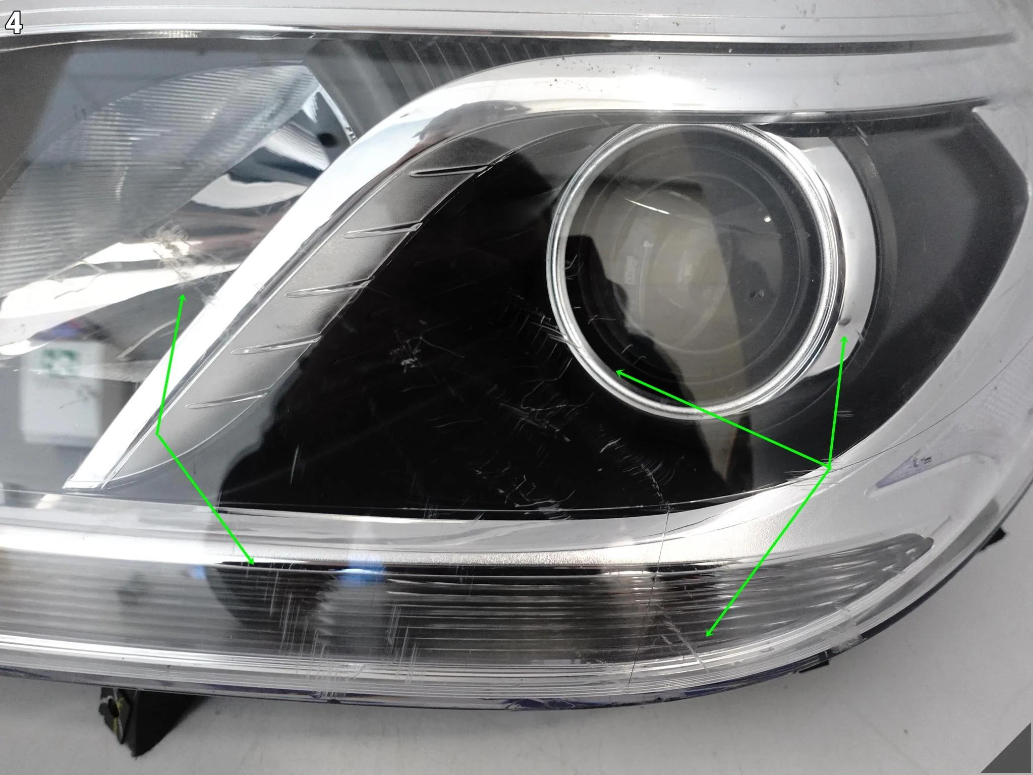 MERCEDES GL II X166 12-15 LAMPA HEADLIGHT ZWYKŁA HALOGEN LEWA PRZÓD EU e06cdff1f050f7271266188da999035b
