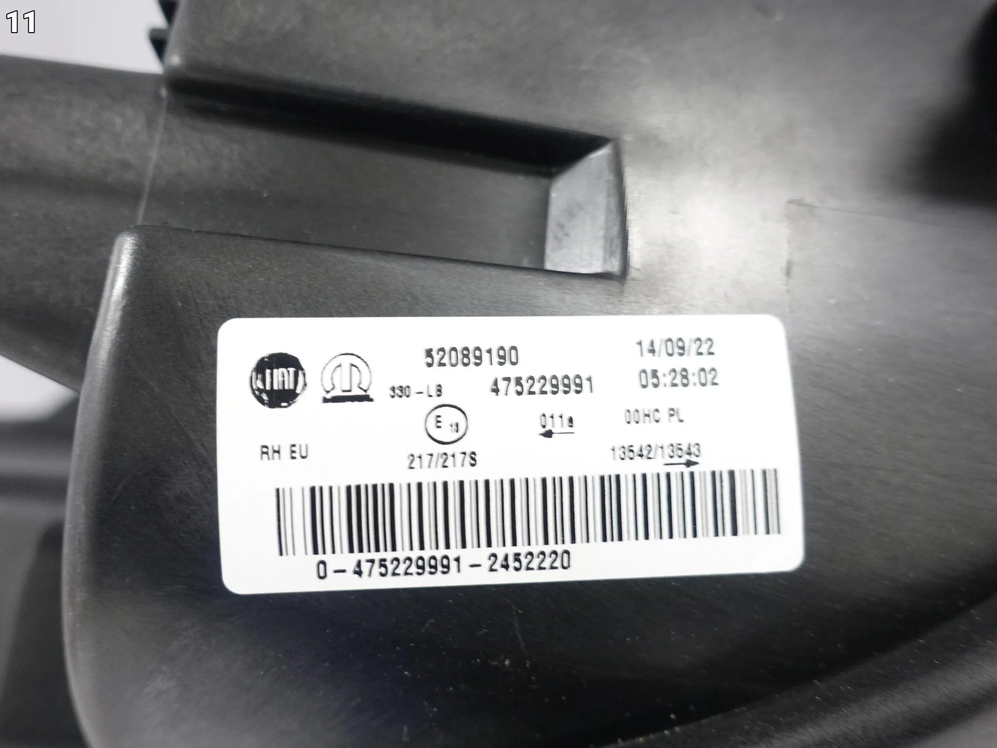 FIAT 500L 12- LAMPA ZWYKŁA HALOGEN PRAWA PRZÓD EUROPA a5def6623ea48dc996fcf38850a8c529
